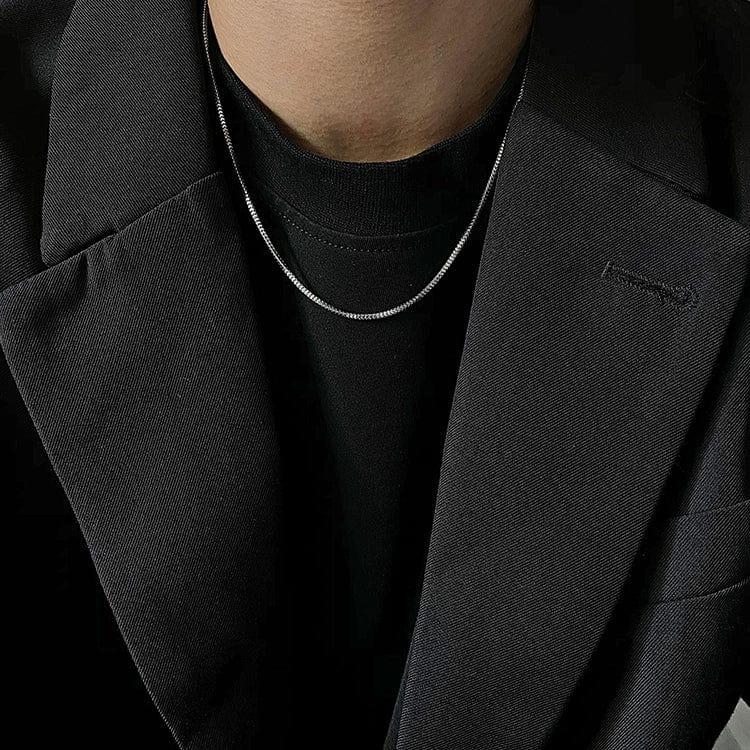 EVERYDAY SNAKE BONE CHAIN NECKLACE Product Image