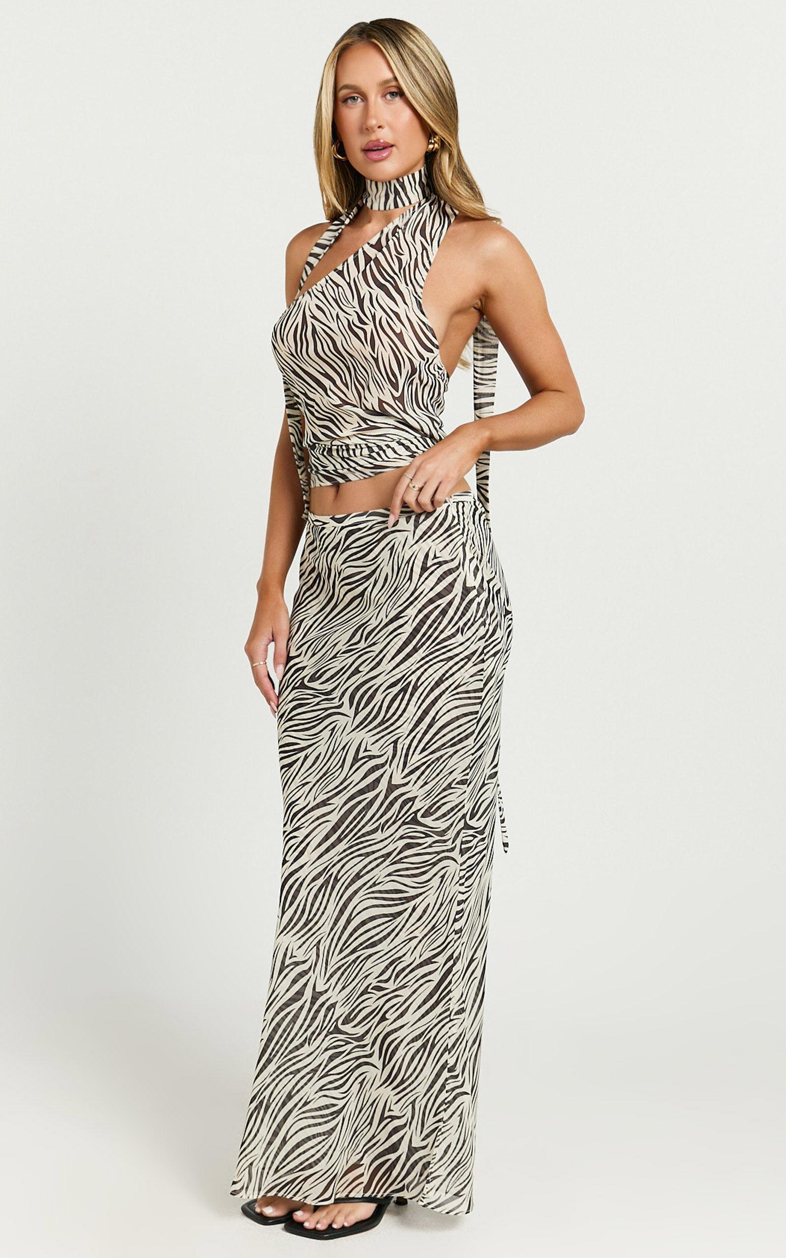 Lioness - Endless Maxi Skirt in Zebra Product Image
