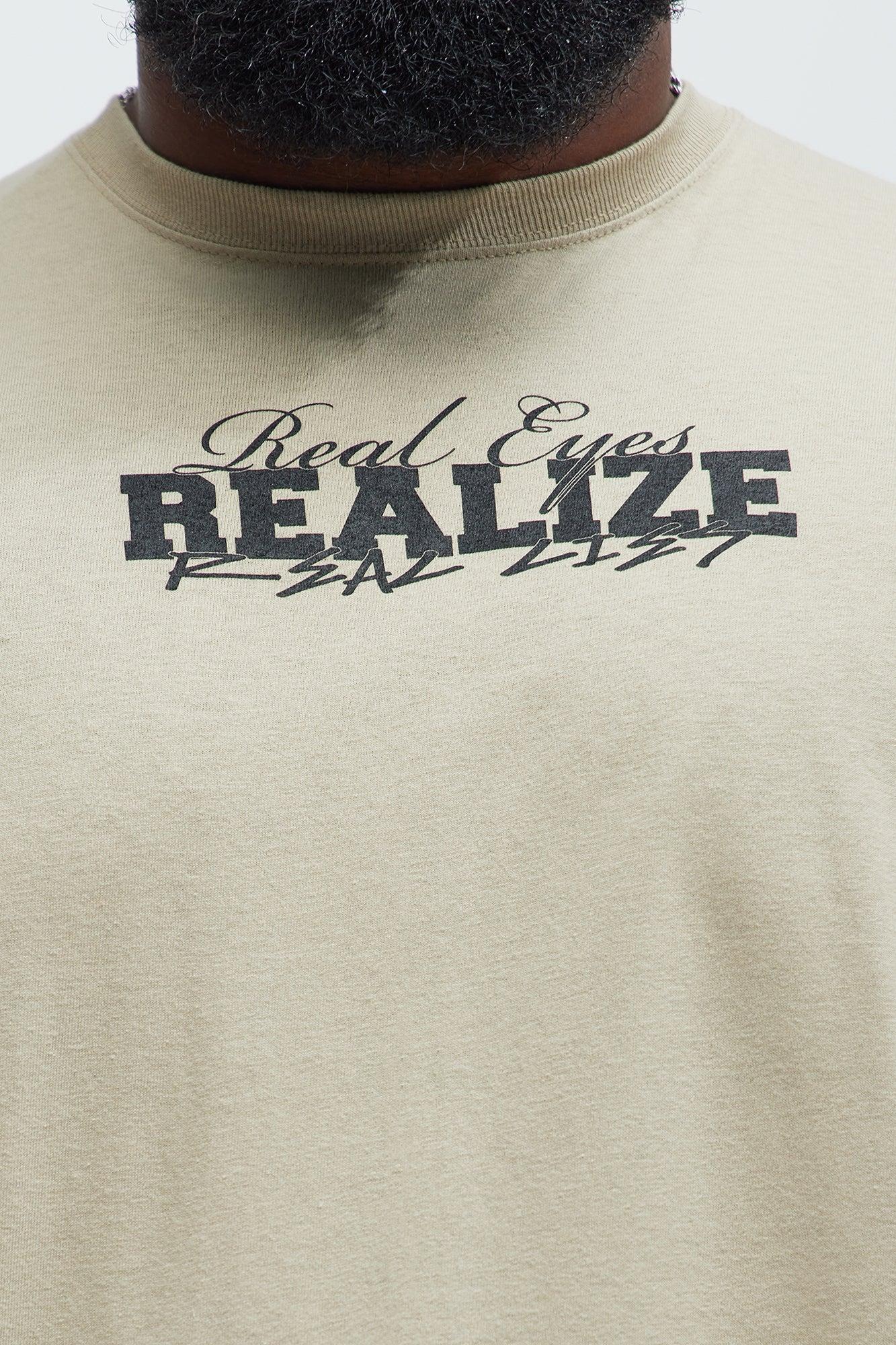 Realize Real Eyes Short Sleeve Tee - Sand Product Image
