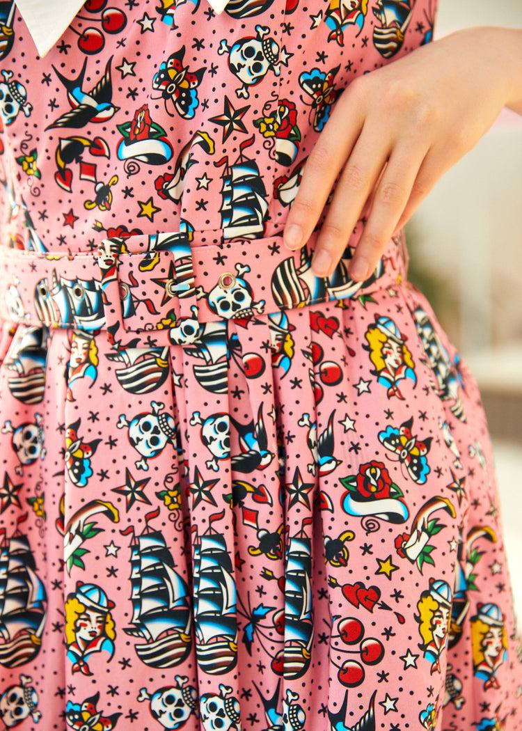 Find Me in Palm Springs Fit & Flare Dress Product Image