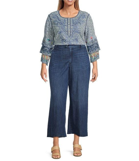 NYDJ Plus Size Mona High Rise Ankle Trouser Jeans Product Image