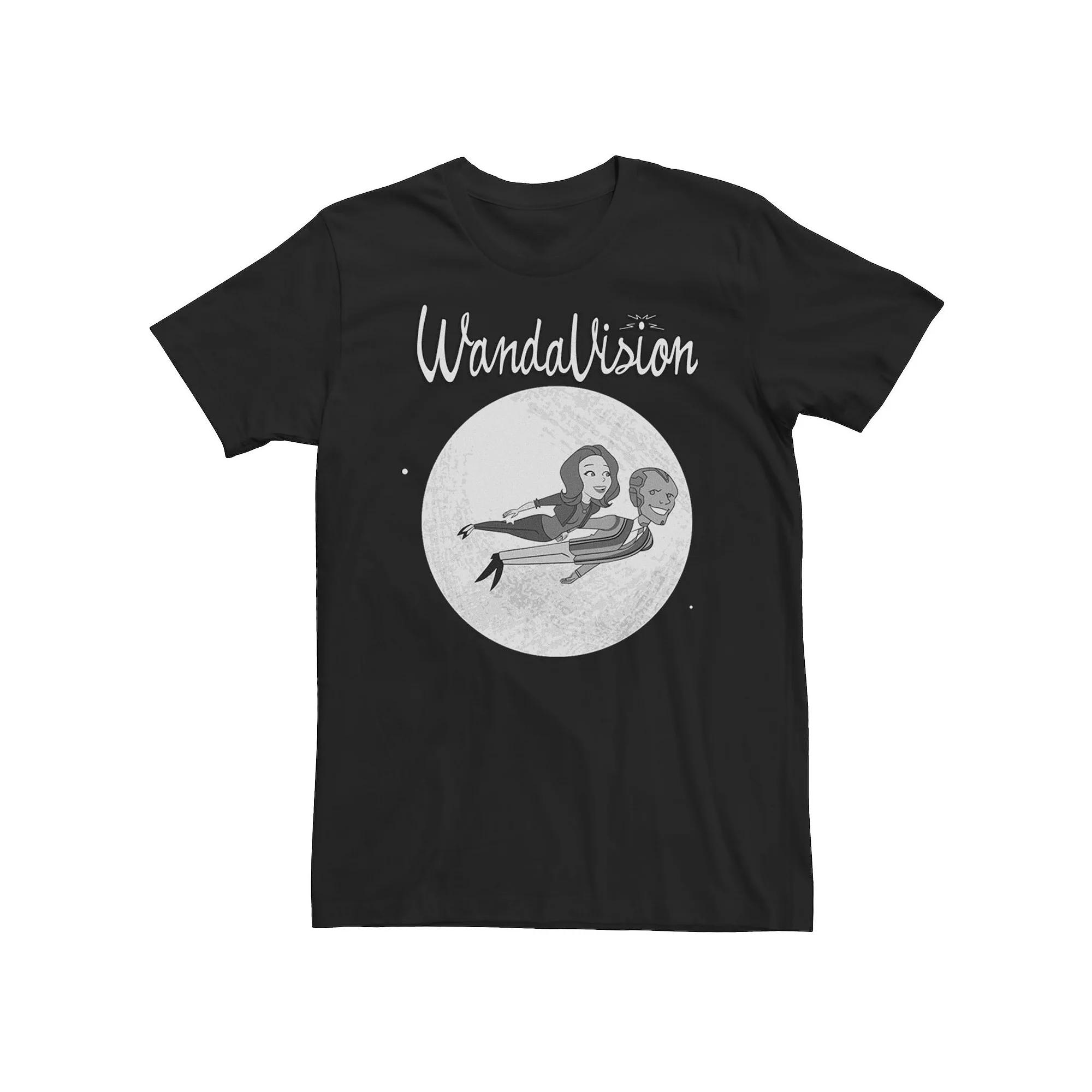 Men's Marvel Wandavision Flying Cartoon Tee,  Product Image