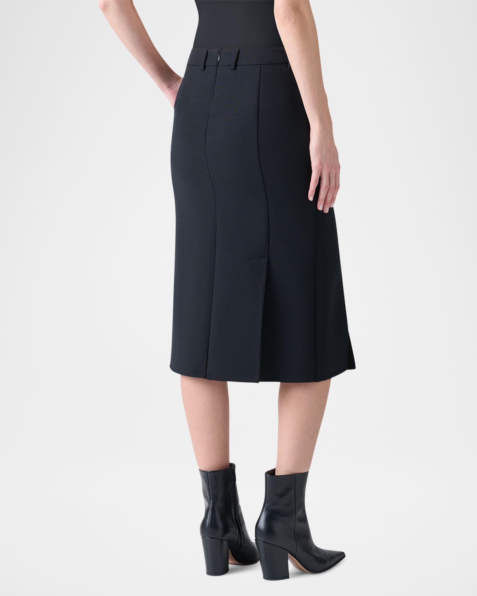 Double-Face Wool Pencil Skirt Product Image