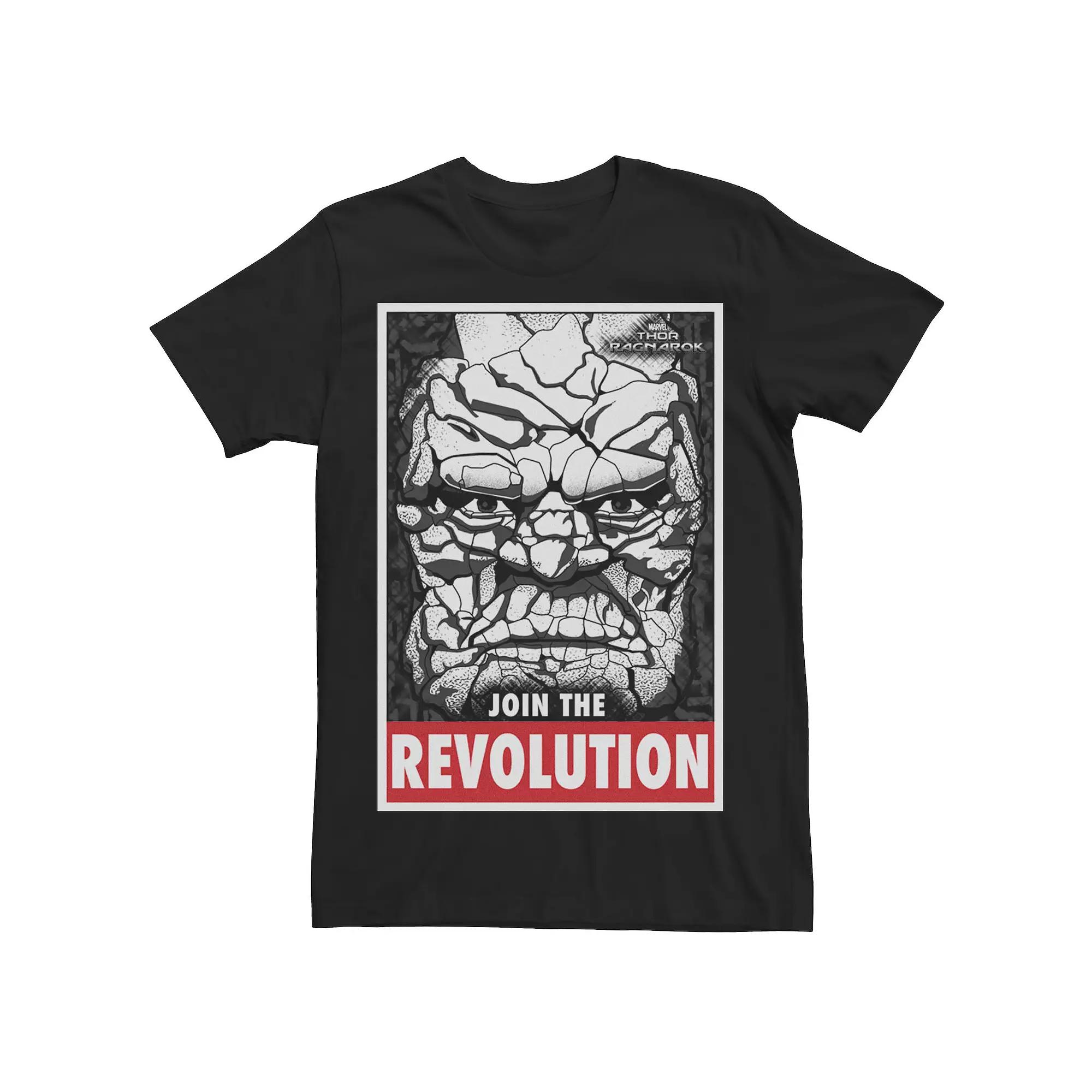 Men's Marvel Thor Ragnarok Korg Join Revolution Propaganda Tee,  Product Image