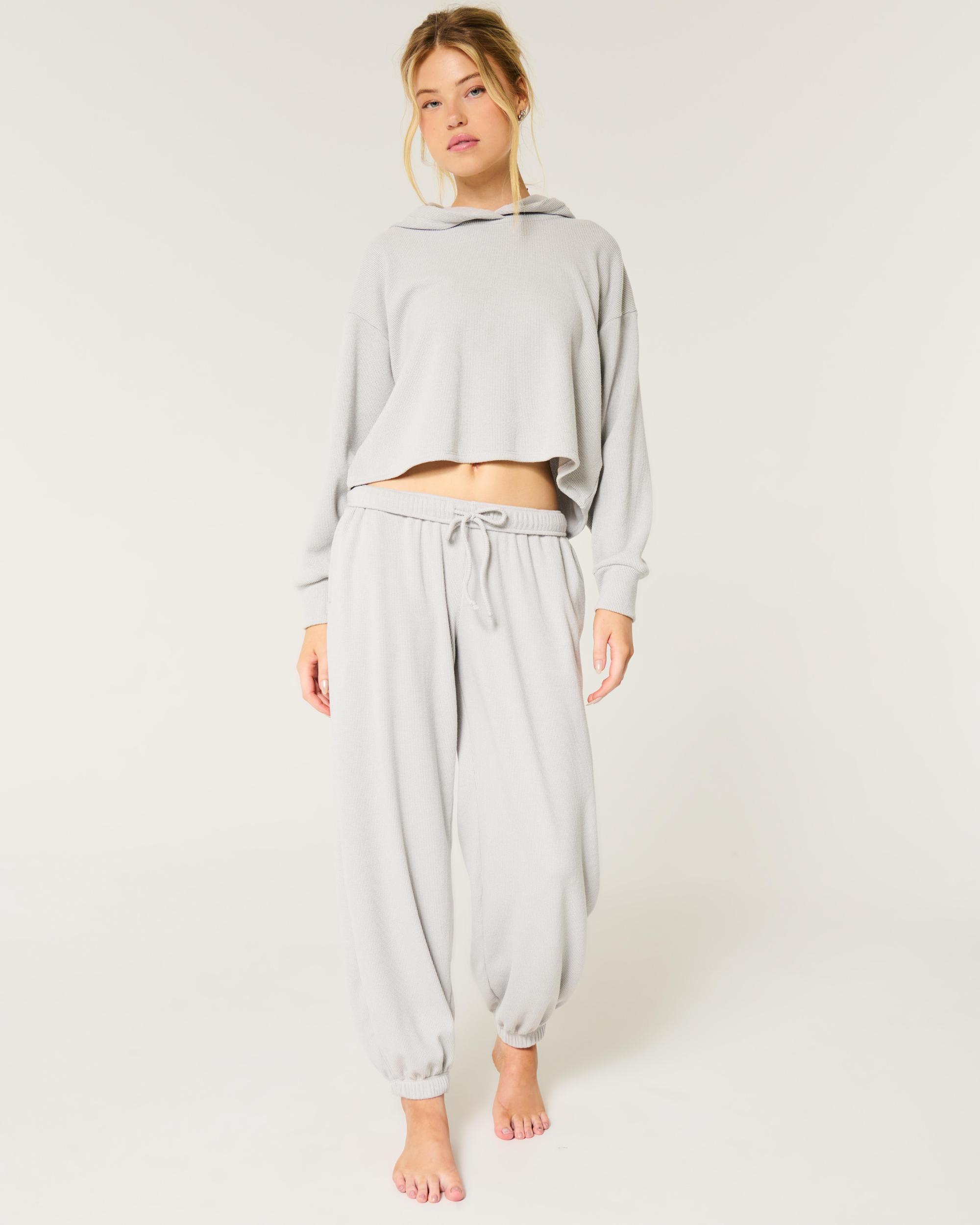 Gilly Hicks Cozy Waffle Baggy Joggers Product Image