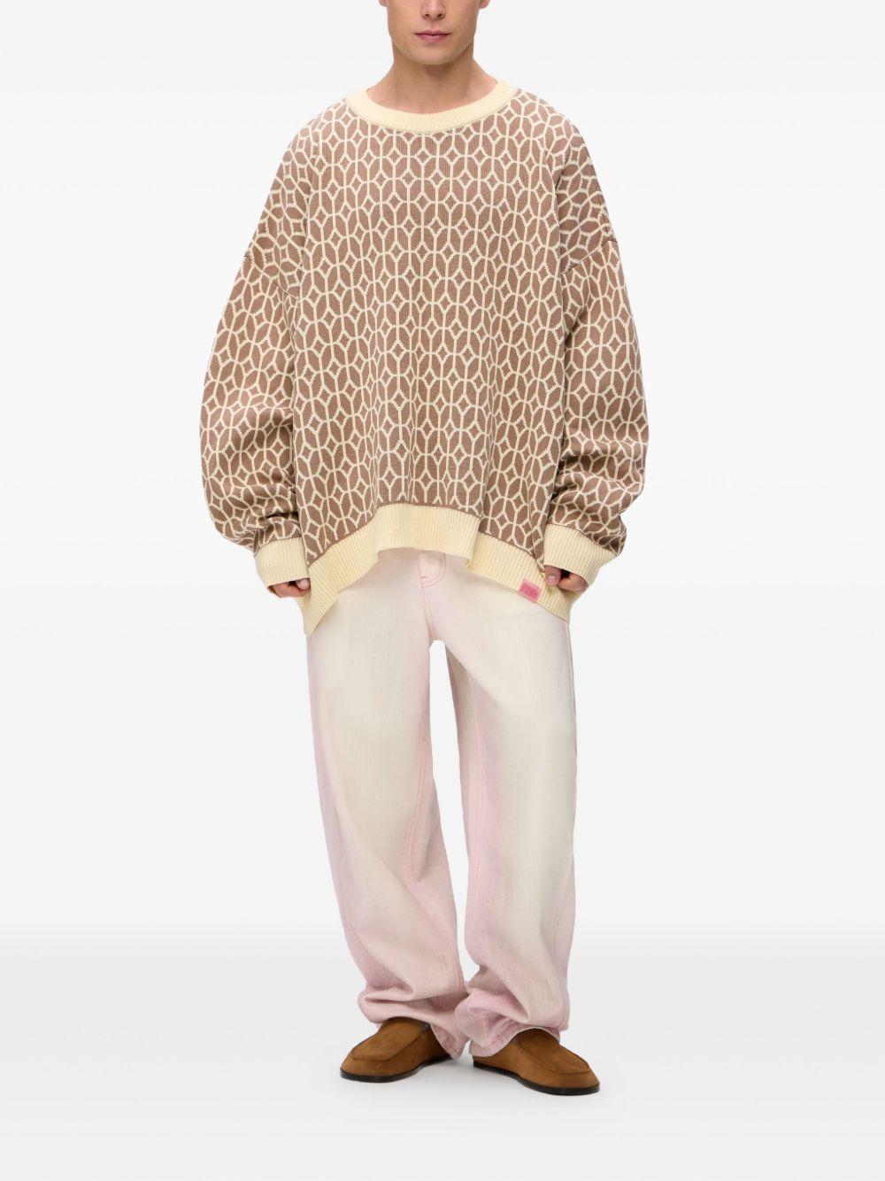 geometric-pattern sweater Product Image