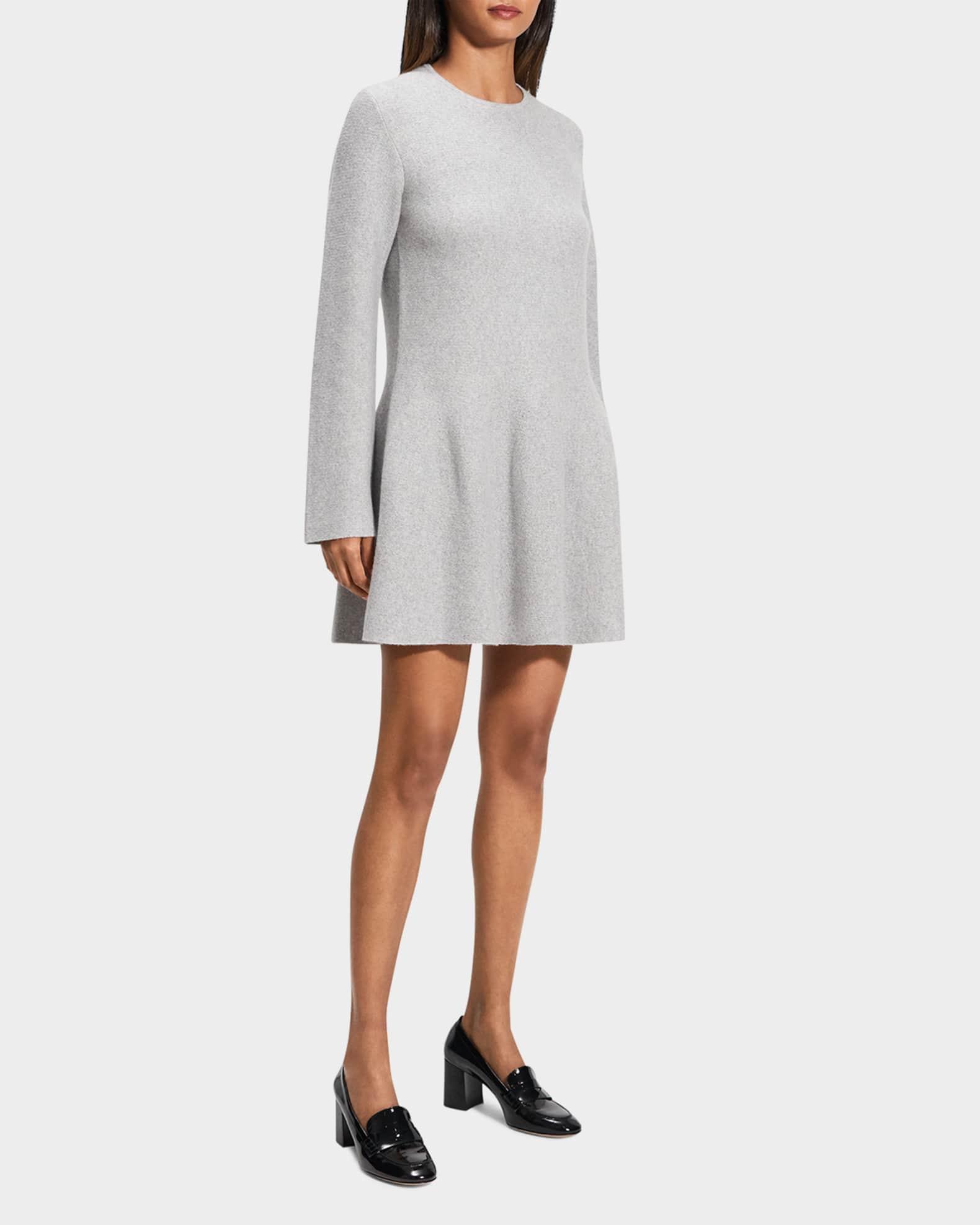 Wool-Cashmere Flounce Dress Product Image