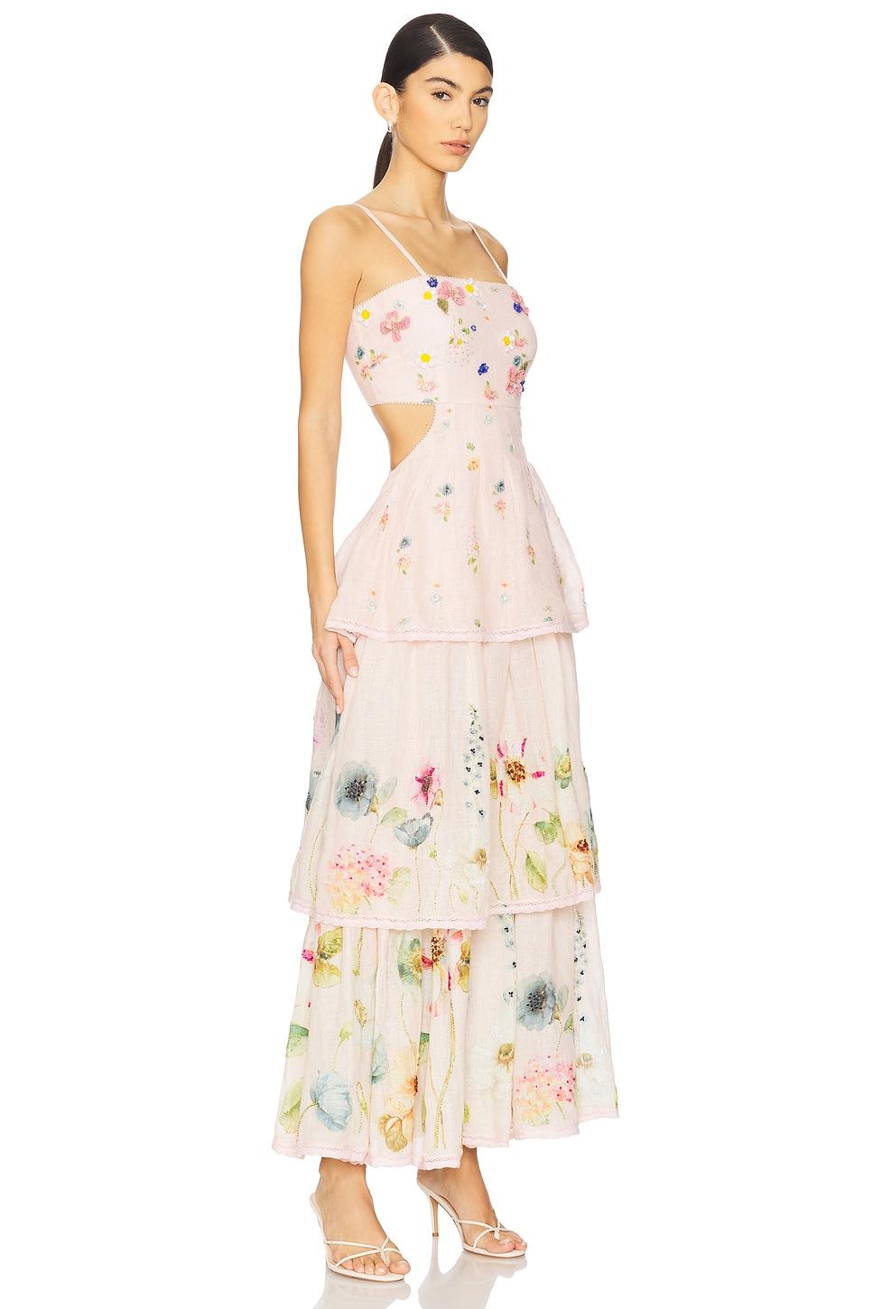 Garden Gala Tier Dress LA FUORI Product Image