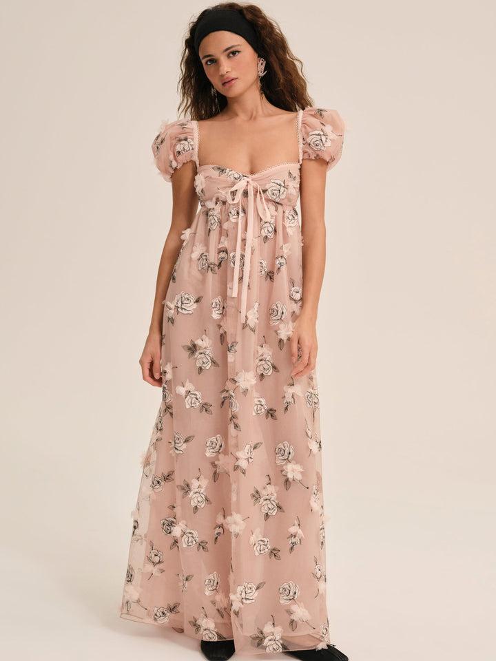 Blushing Rose Maxi Dress — Blush Product Image