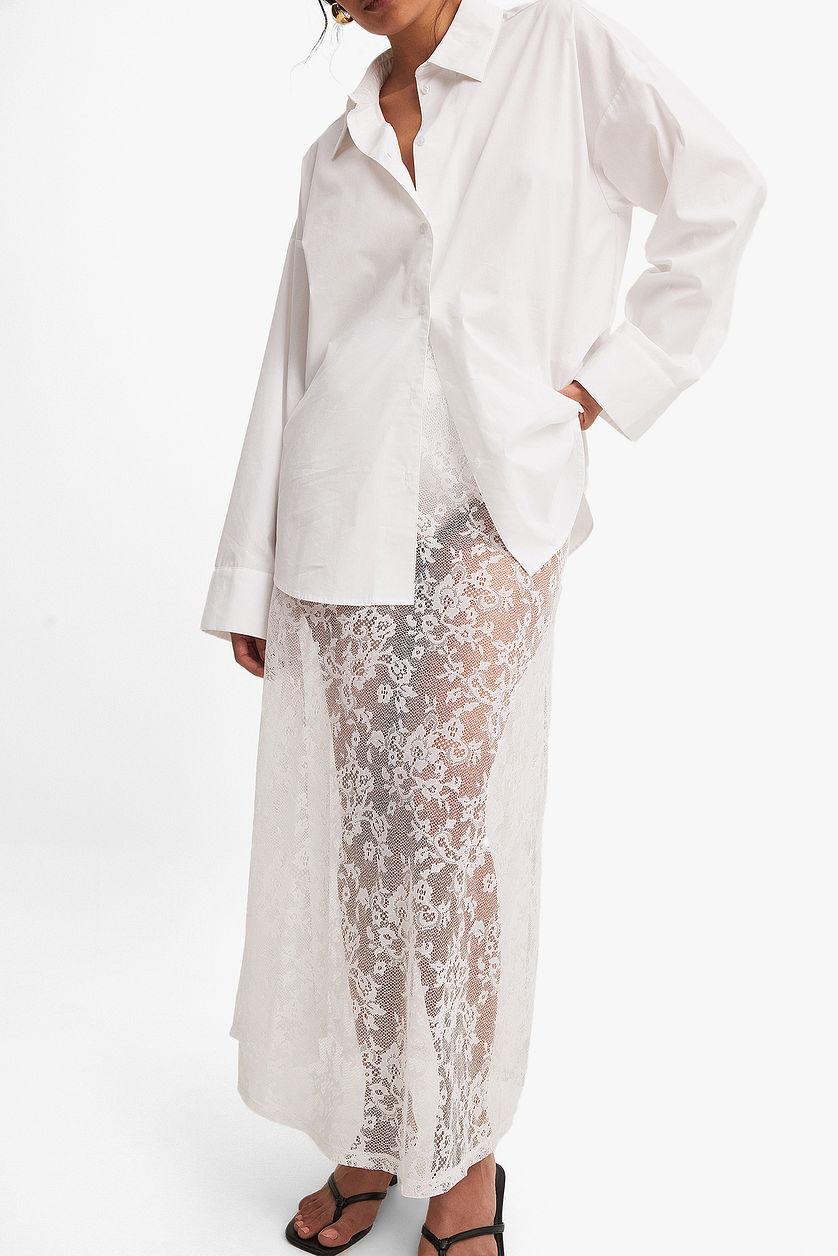 Lace Maxi Skirt Product Image