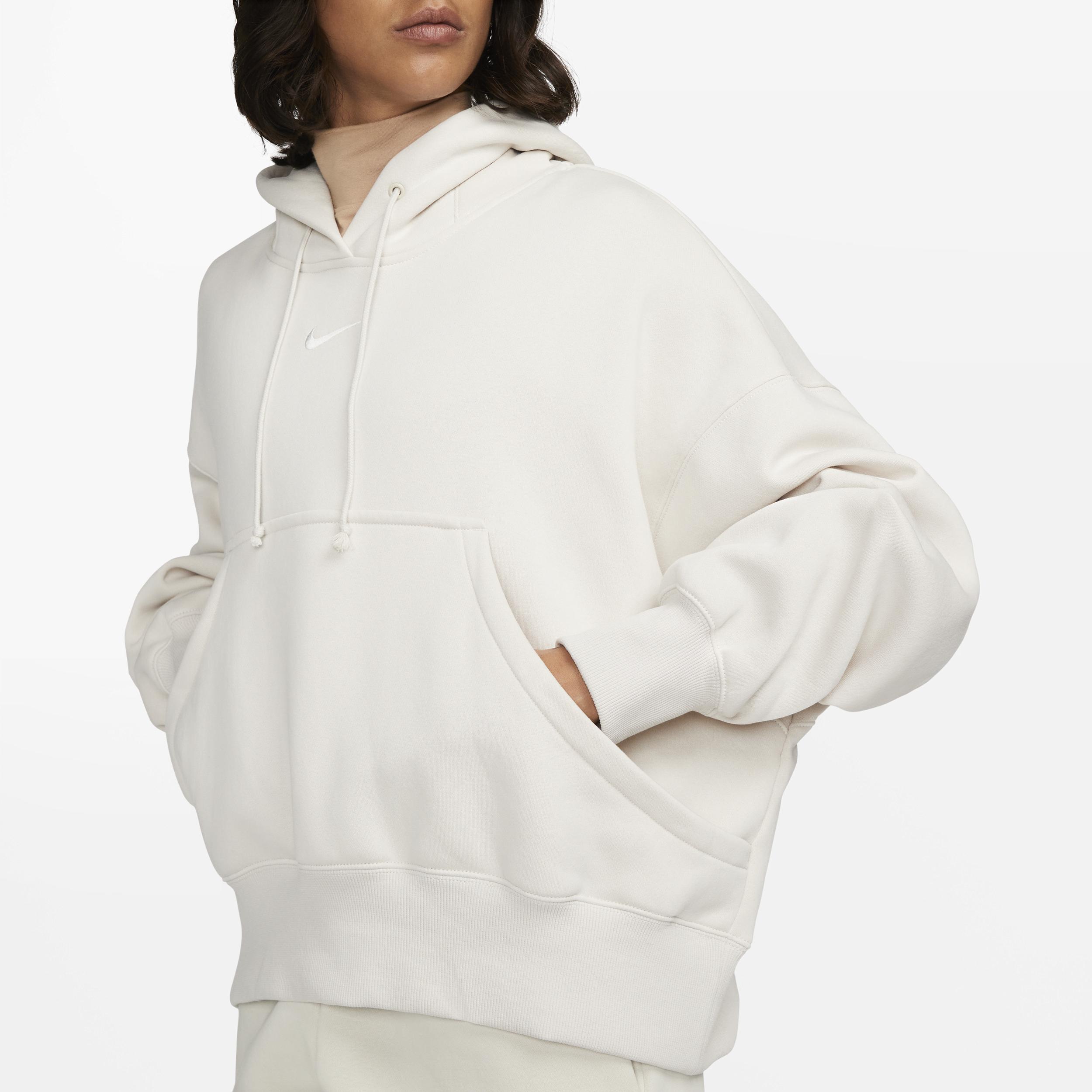 Womens Nike Sportswear Phoenix Fleece Over-Oversized Pullover Hoodie | DQ5858-104 Product Image