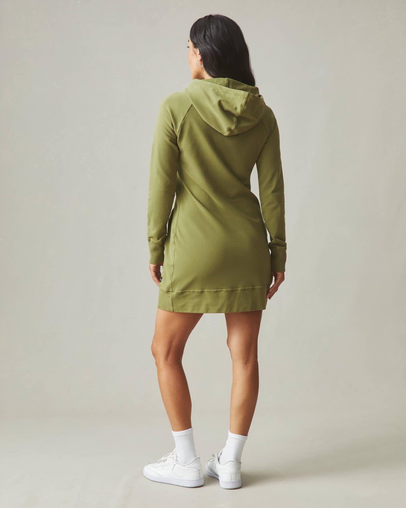 Women's Hoodie Dress - Capulet Olive Product Image