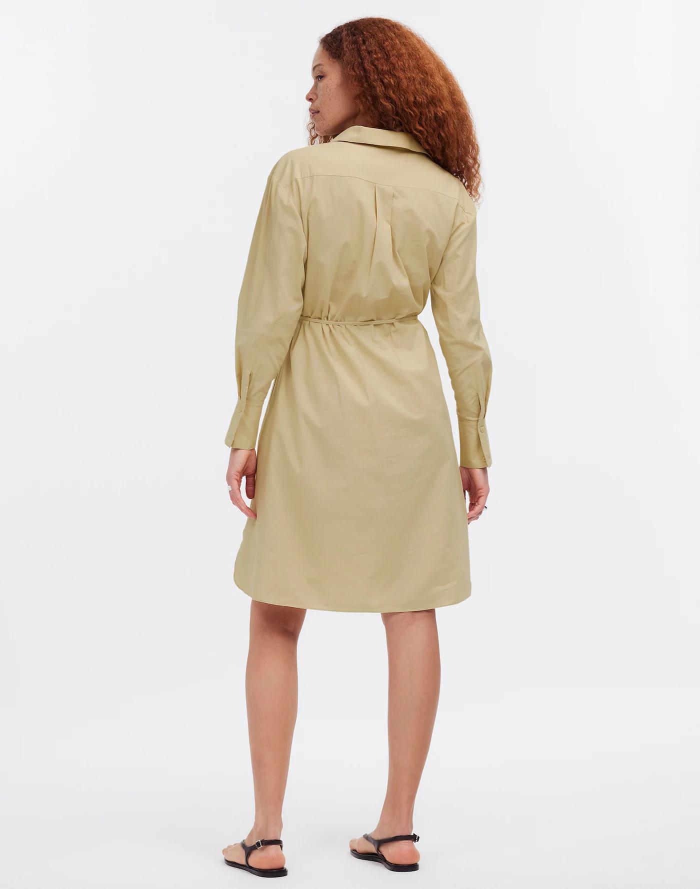 Belted Mini Shirtdress Product Image