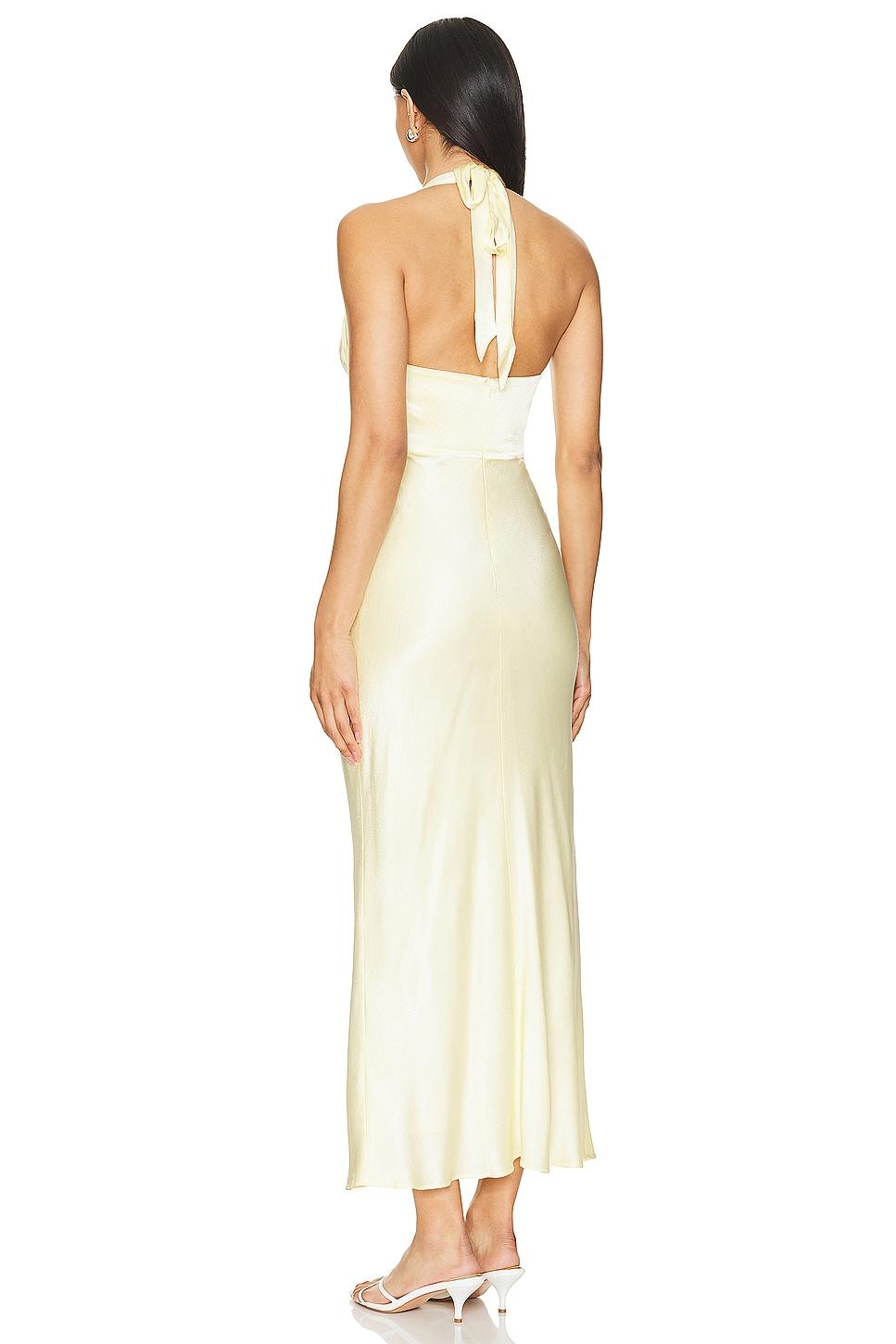 La Lune Plunged Halter Midi Dress Shona Joy Product Image