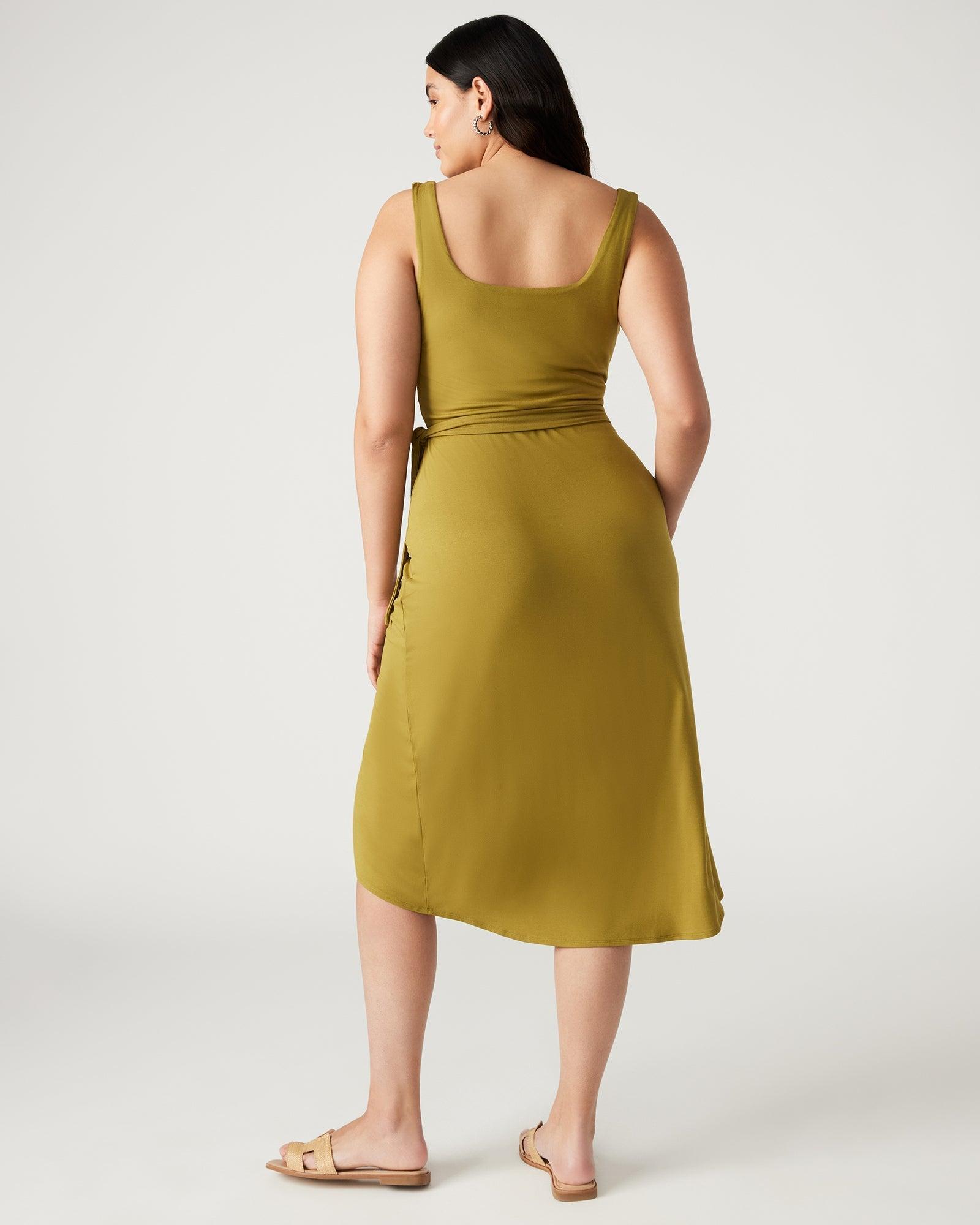 RHEA DRESS OLIVE - SM REBOOTED Female Product Image