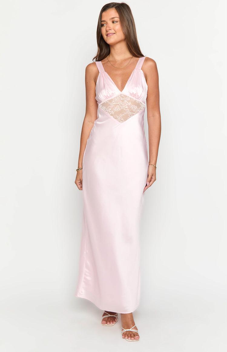 Nolan Light Pink Maxi Dress Baby Product Image