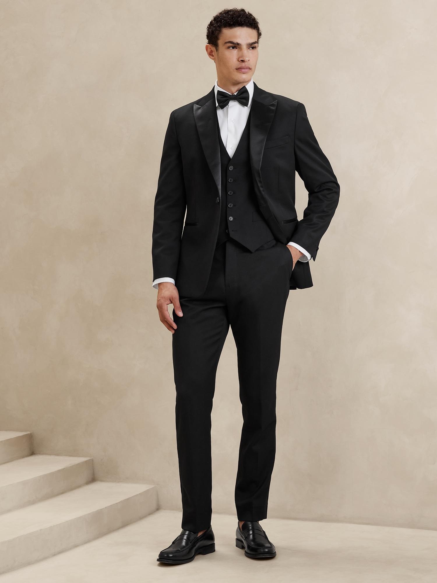 Modern Classic Plain Weave Suit Vest Product Image