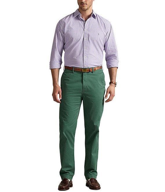 Polo Ralph Lauren Big & Tall Gingham Print Oxford Long Sleeve Woven Shirt Product Image