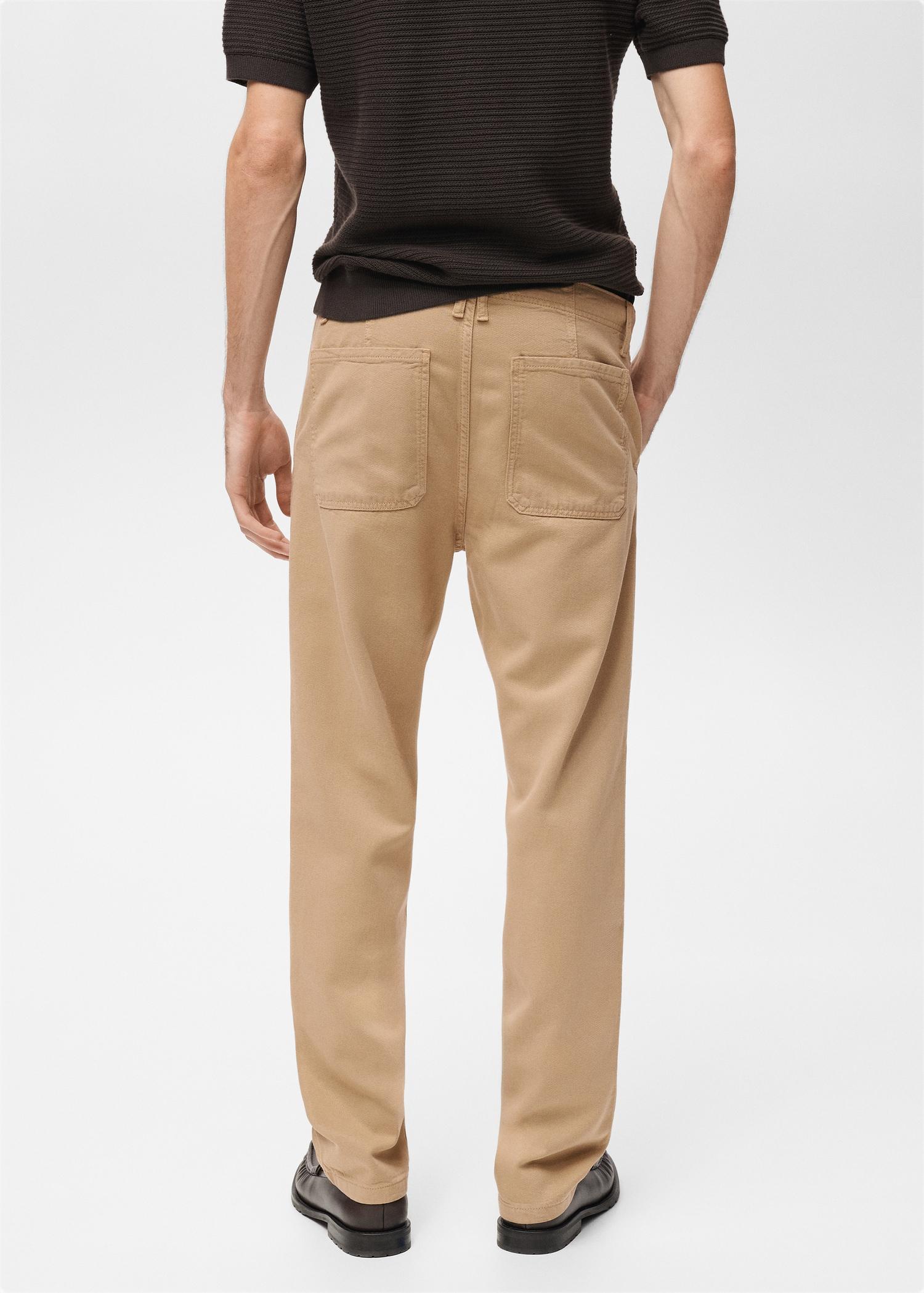 Lyocell regular-fit jeans - Men | MANGO USA Product Image