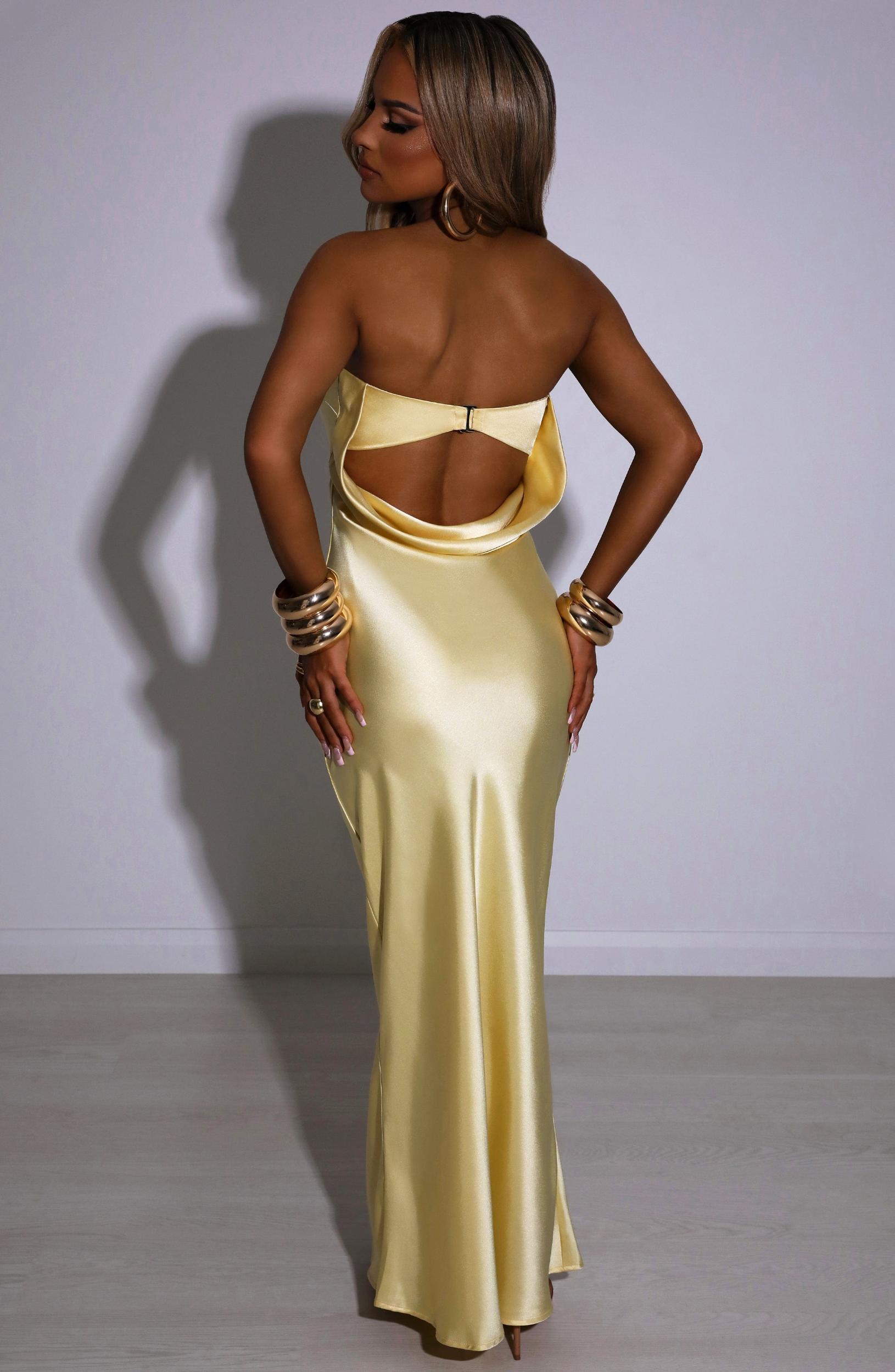 Rheanna Maxi Dress - Lemon Product Image