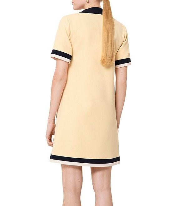 Tara Jarmon Reowa V-Neck Short Sleeve Mini Dress Product Image