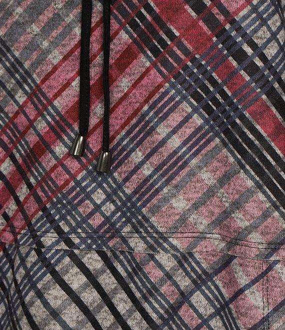 Ali Miles Brushed Stretch Knit Cowl Neck Long Sleeve Tunic Product Image