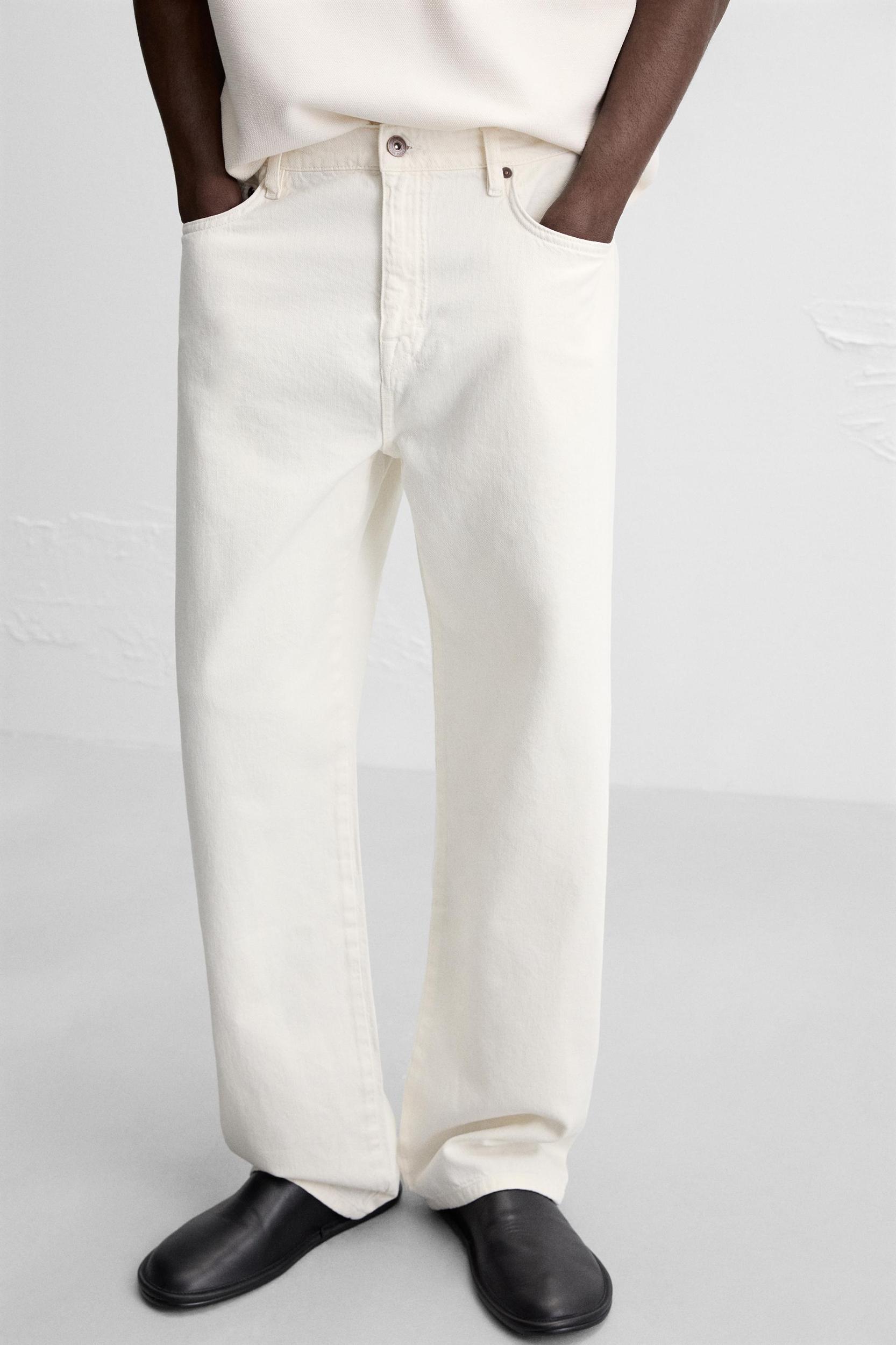 STRAIGHT FIT COTTON-HEMP JEANS Product Image