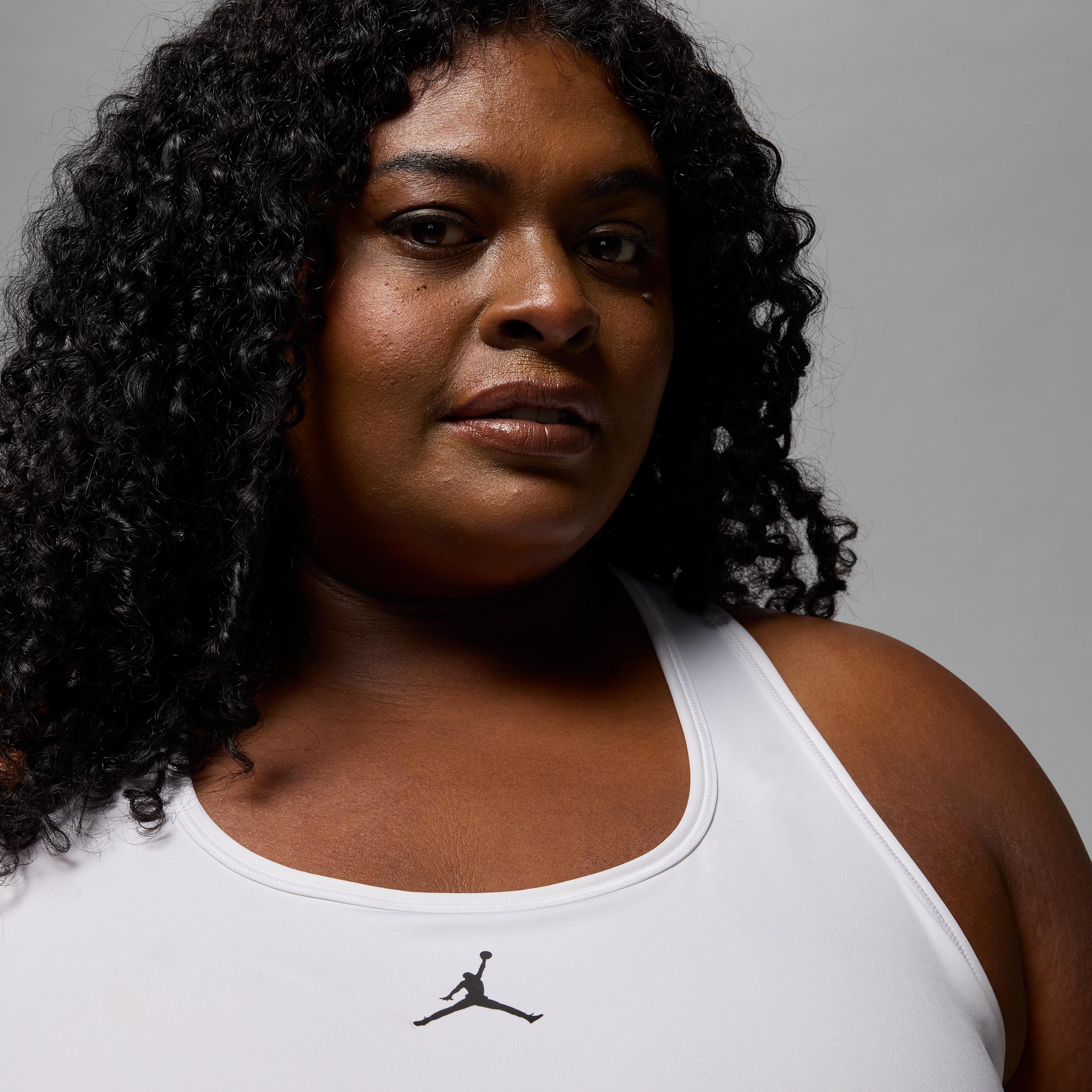 Womens Jordan Sport Medium-Support Padded Jumpman Bra (Plus Size) | FB6874-100 Product Image