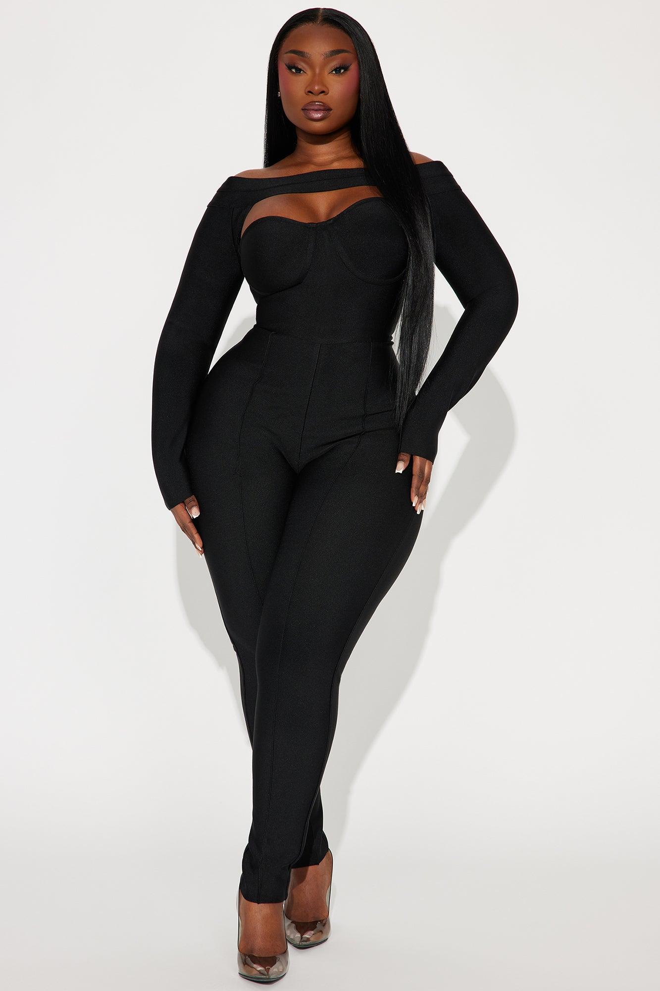 In My Element Bandage Jumpsuit - Black Product Image