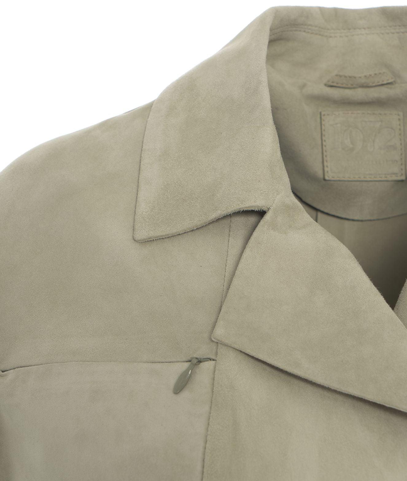 Suede leather jacket Product Image