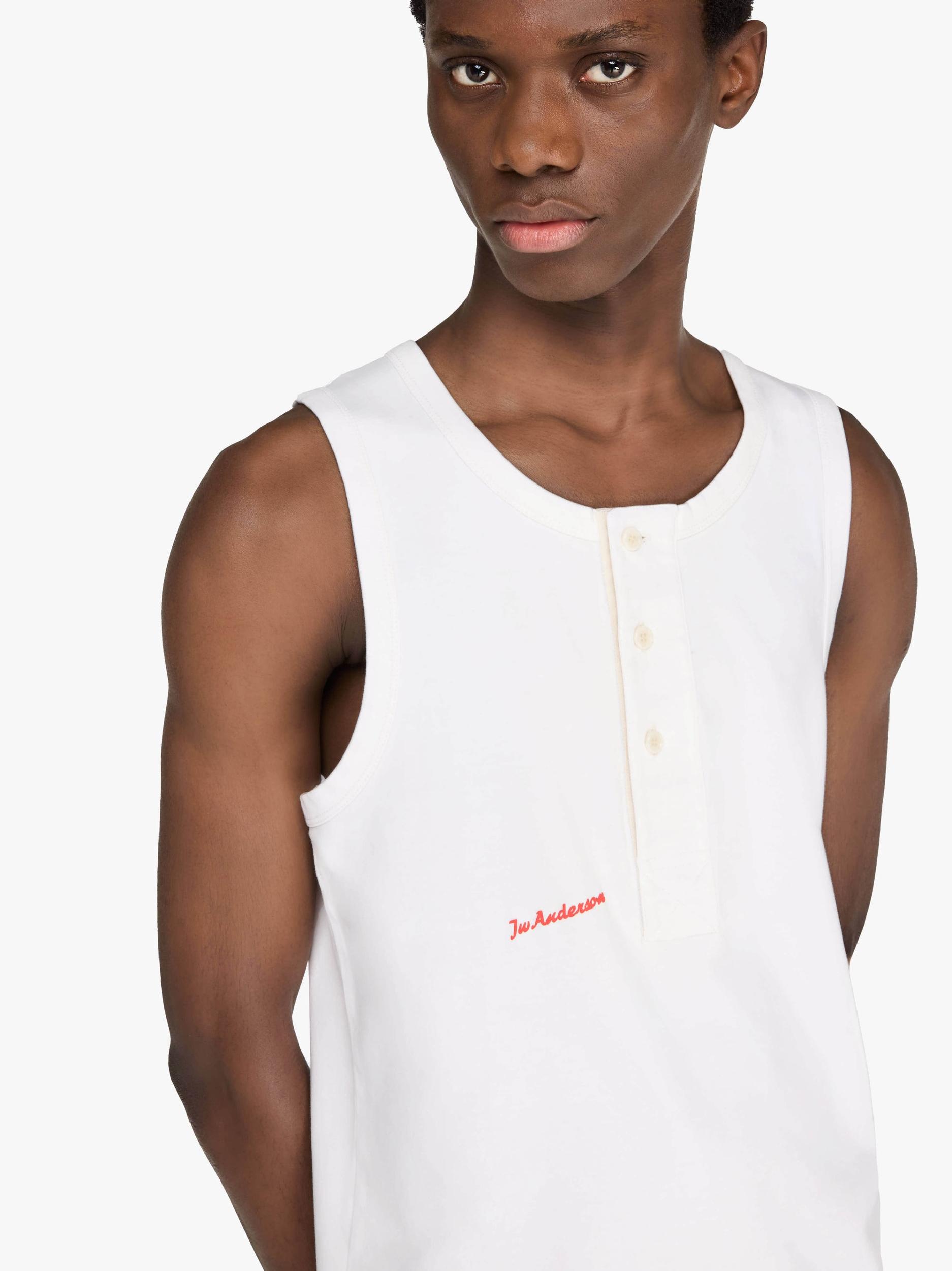 HENLEY WOVEN VEST Product Image