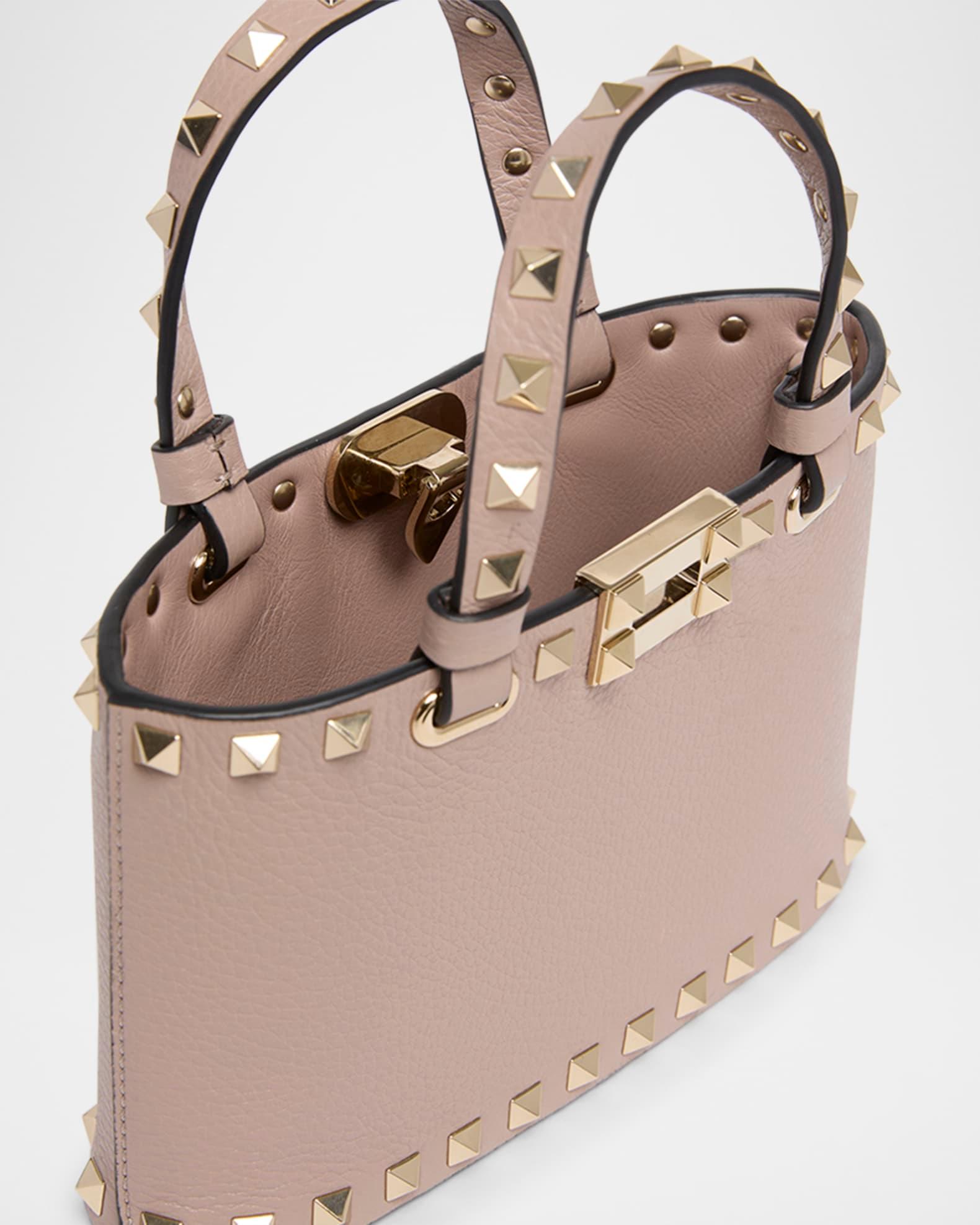 Mini Rockstud Leather Tote Bag Product Image