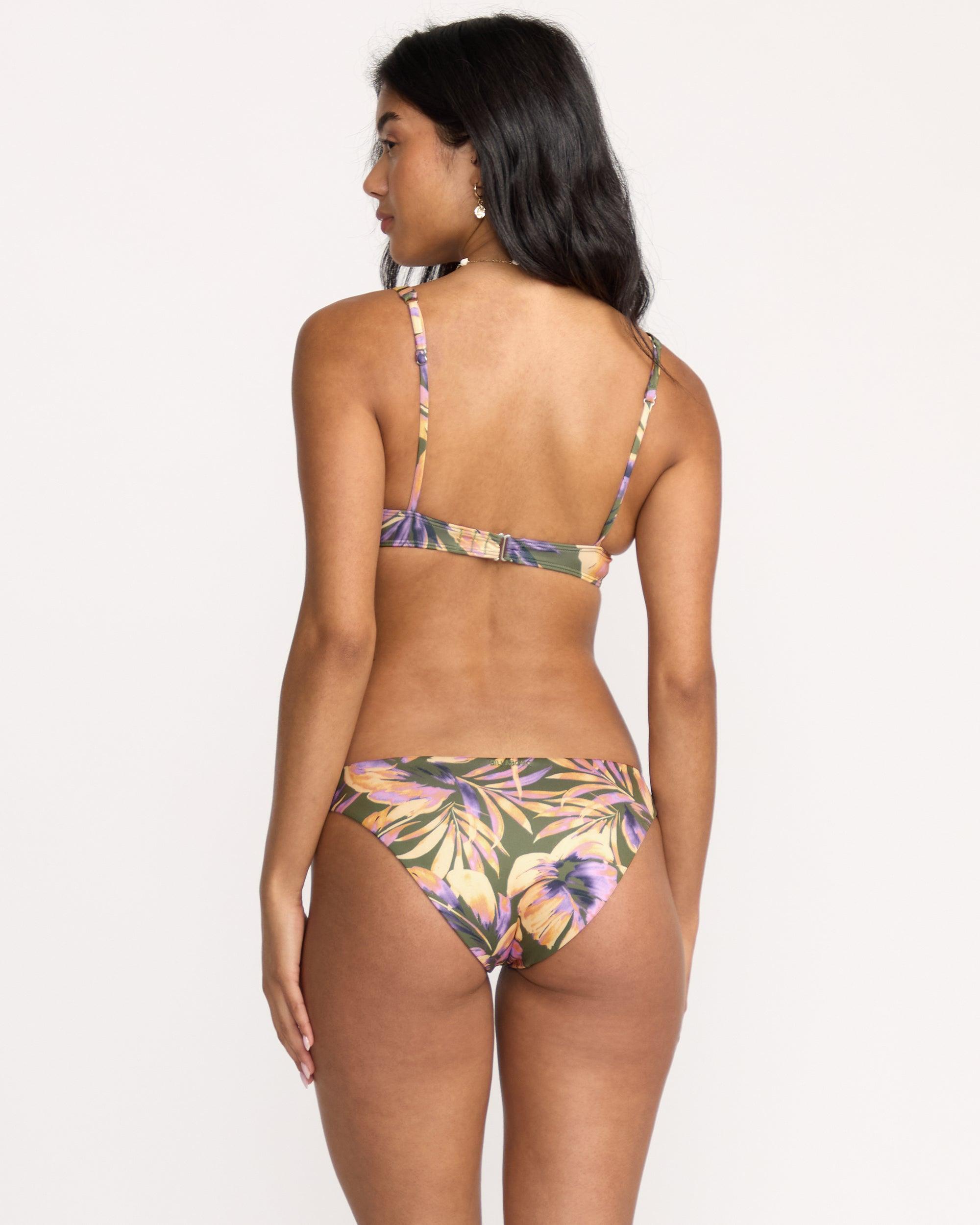 Drifting Coast Reversible Tropic Bikini Bottom - Luv Army Female Product Image