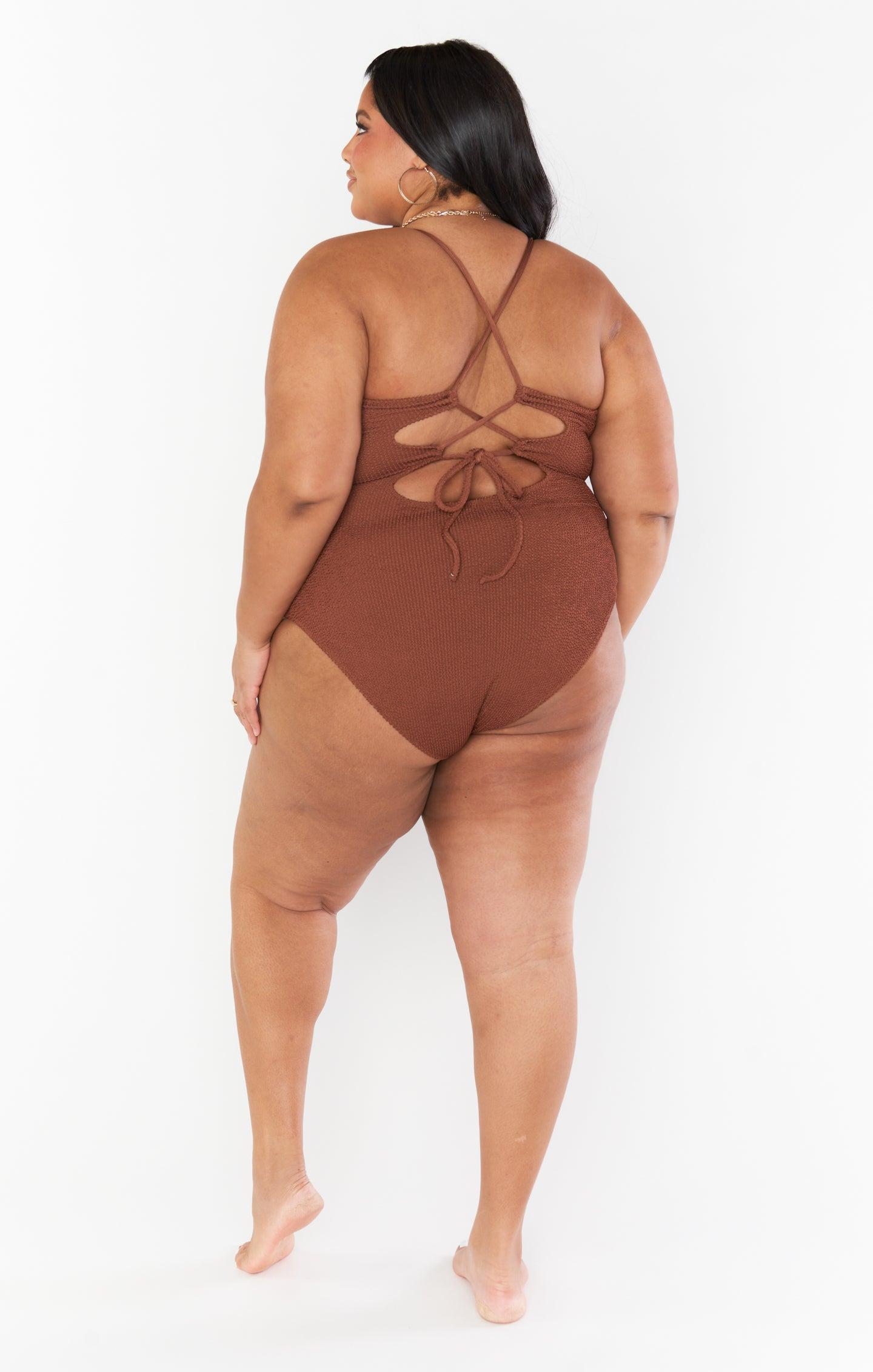 Positano One Piece ~ Chocolate Scrunch Product Image