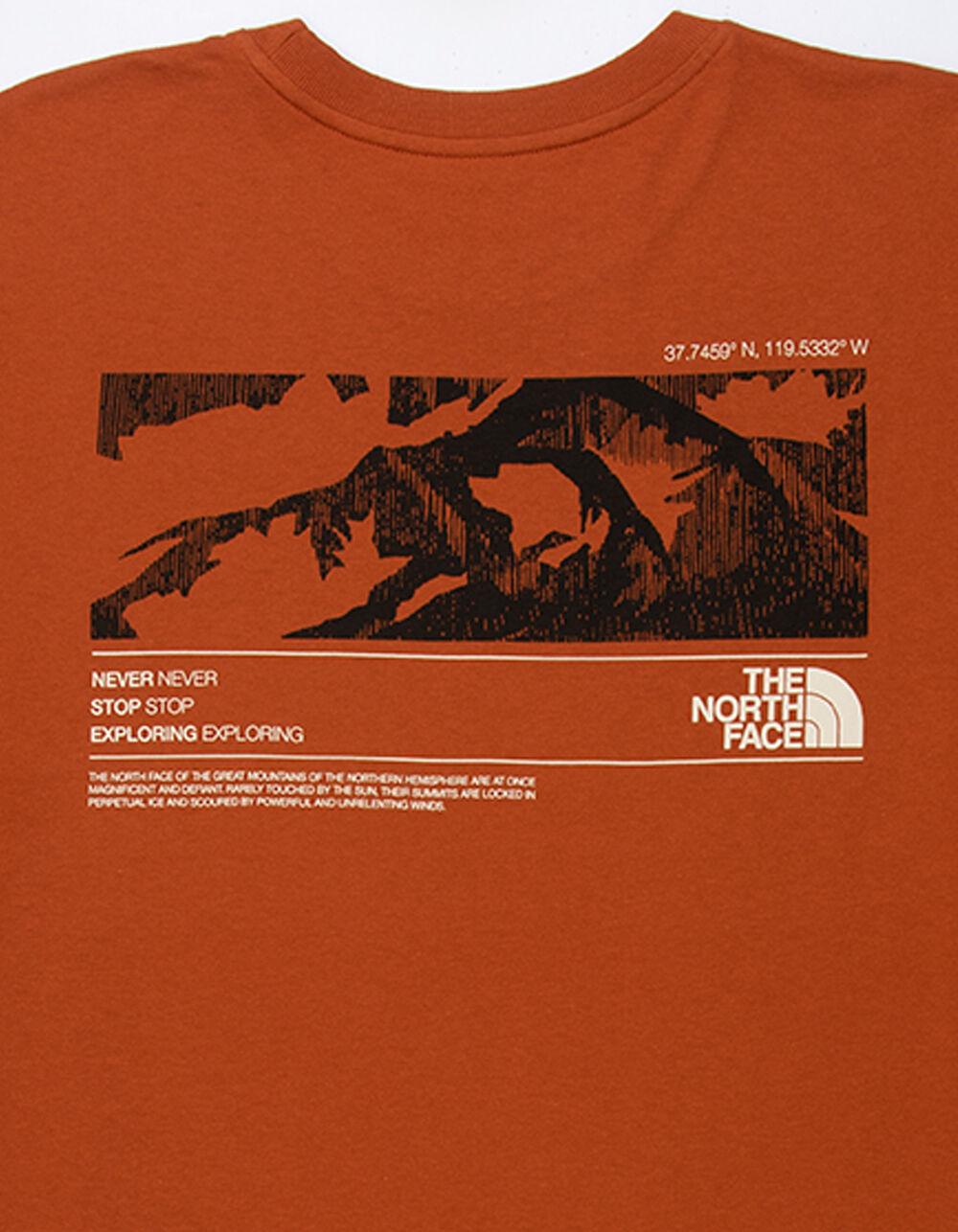 THE NORTH FACE Coordinates Mens Tee - BURGUNDY Product Image