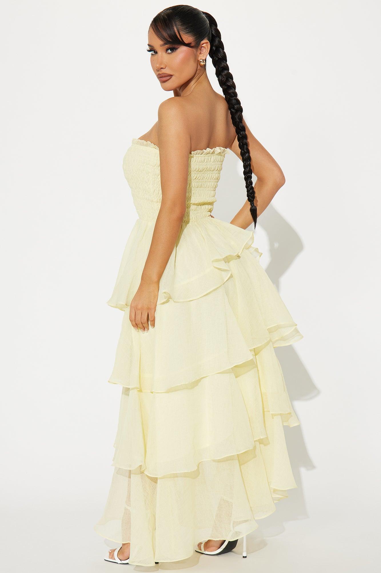 Sunny Maxi Dress - Yellow Product Image