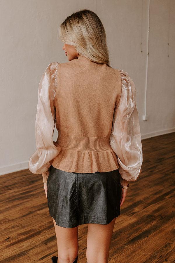 Martini Sippin' Knit Top Product Image