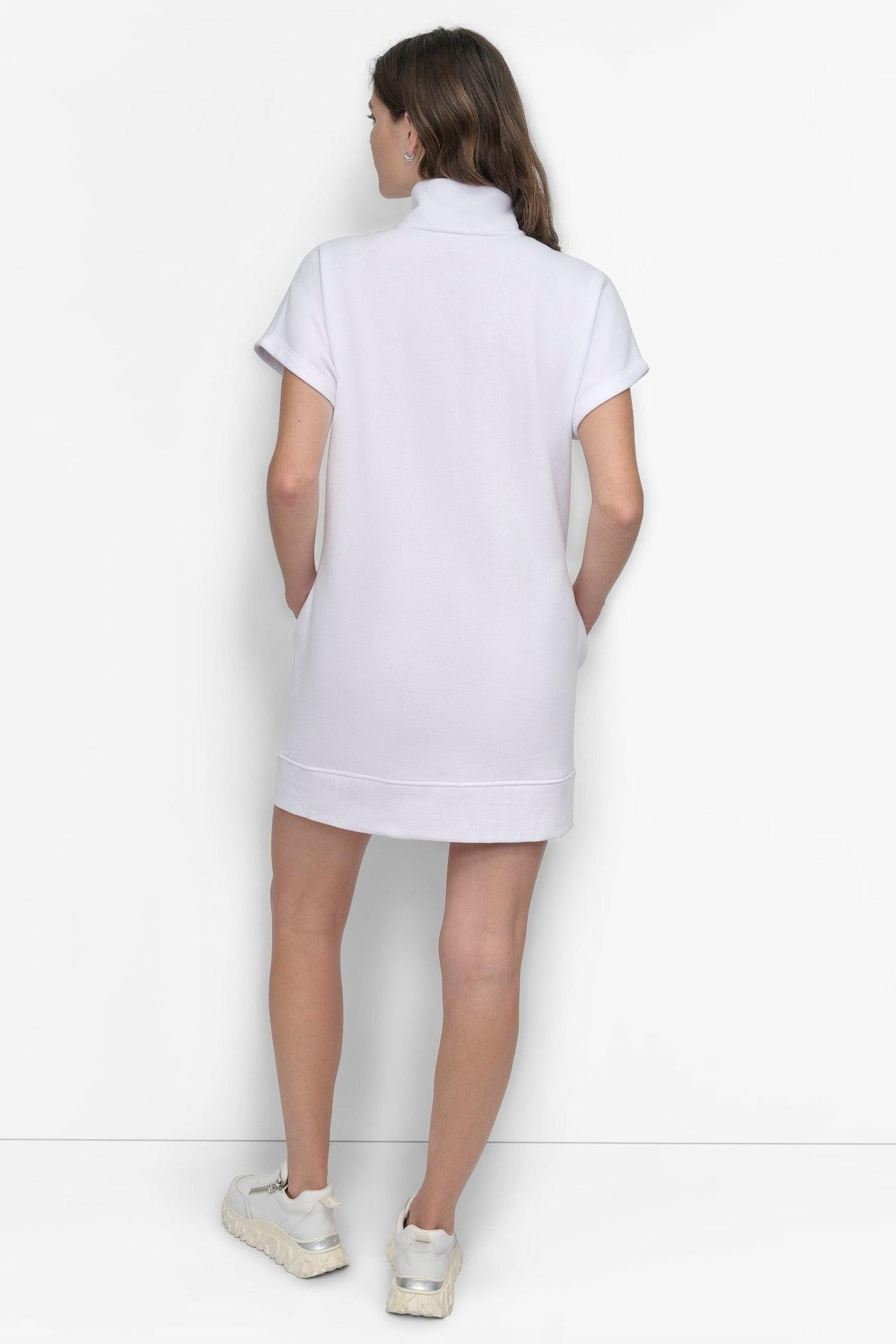 HALF-ZIP MINI SNEAKER DRESS Product Image
