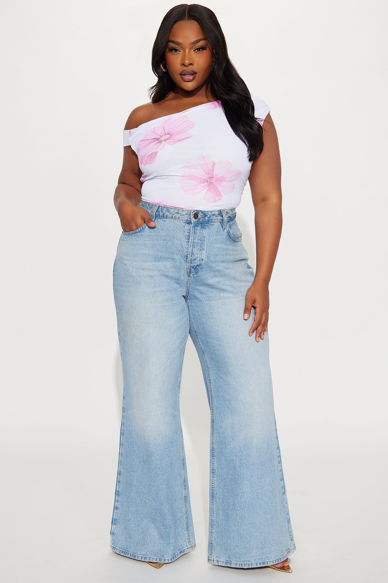 Sabrina Mesh Off Shoulder Bodysuit - White/combo Product Image