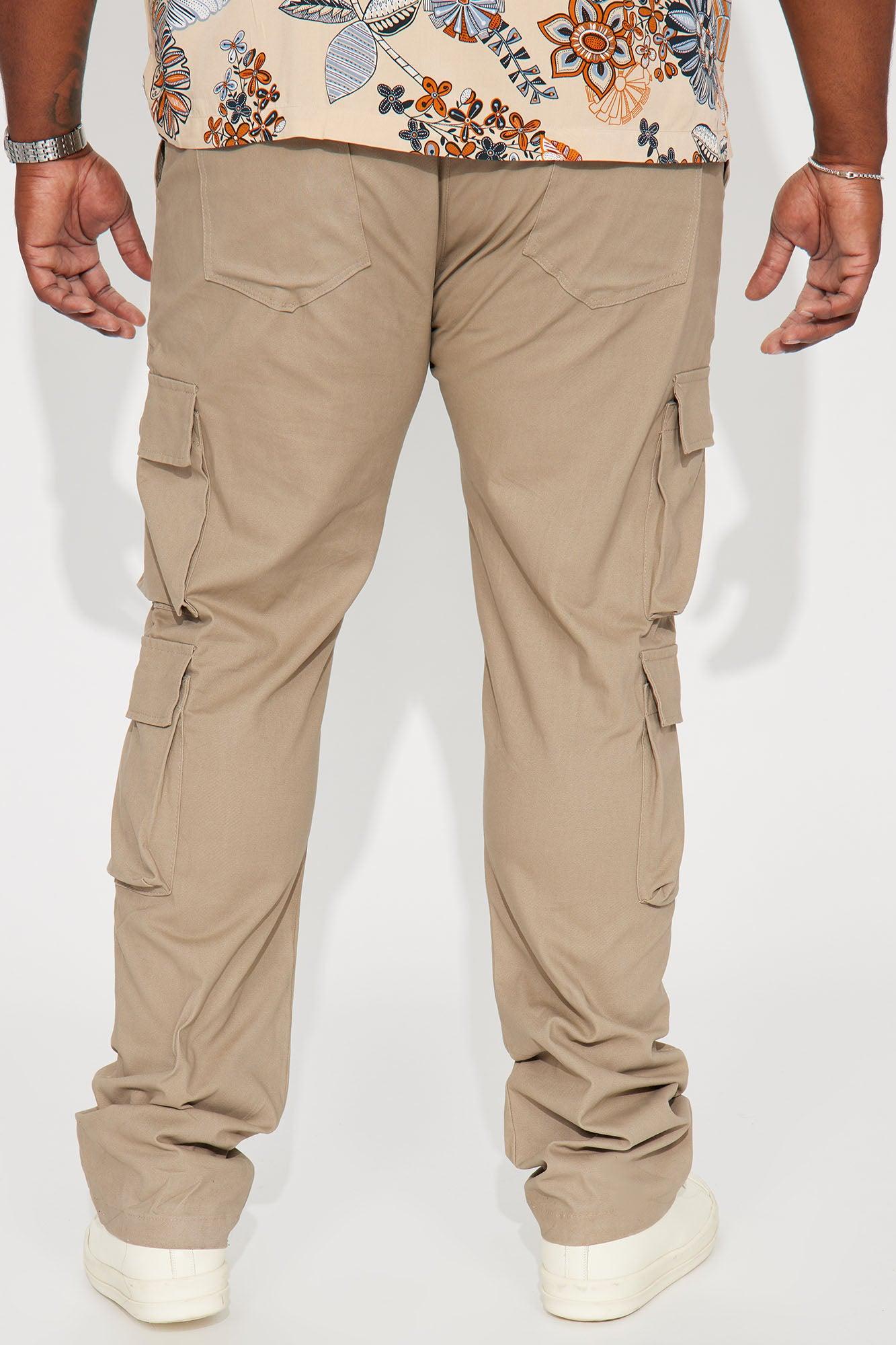 Do It To You Relaxed Cargo Pants - Taupe Product Image