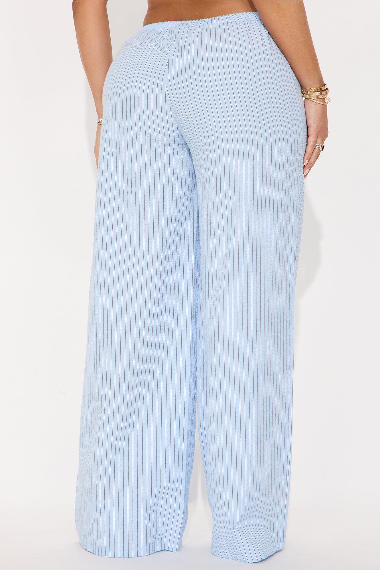 Tina Striped Pant - Blue Product Image