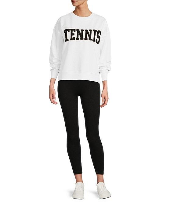 Antonio Melani Active Pullover French Terry Tennis Sweatshirt Product Image