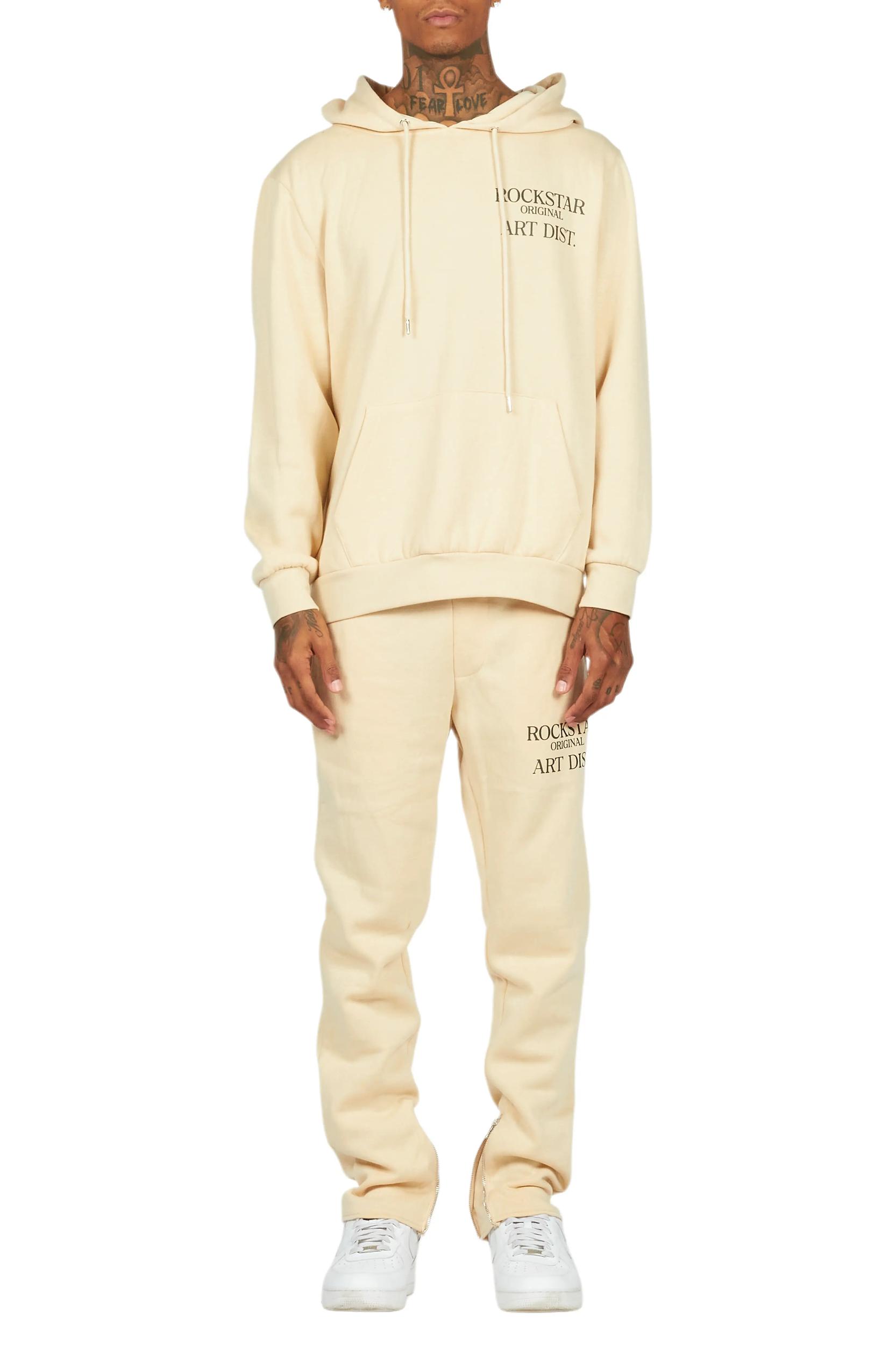 Briggs Beige Hoodie/Slim Fit Track Set Male Product Image