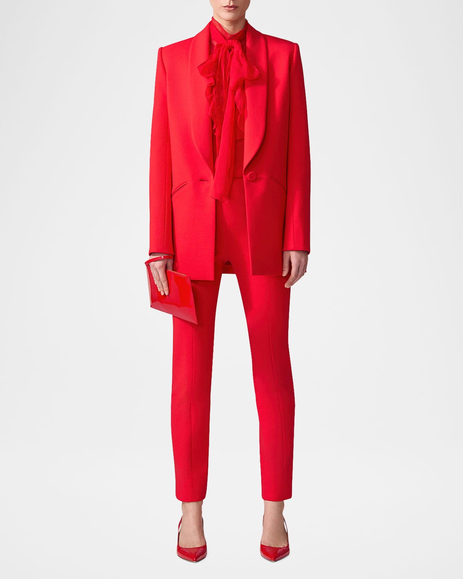 Shawl-Lapel Single-Breasted Jacket Product Image