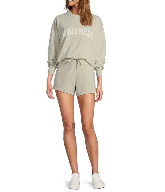 Antonio Melani Active Drawstring Sweat Shorts Product Image