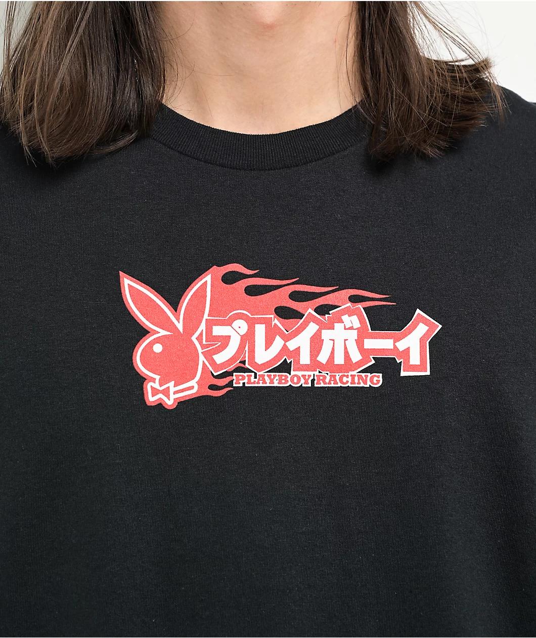 Color Bars x Playboy Livery Black T-Shirt Product Image