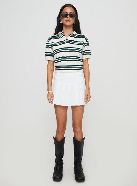 Cartwright Mini Skirt White Product Image