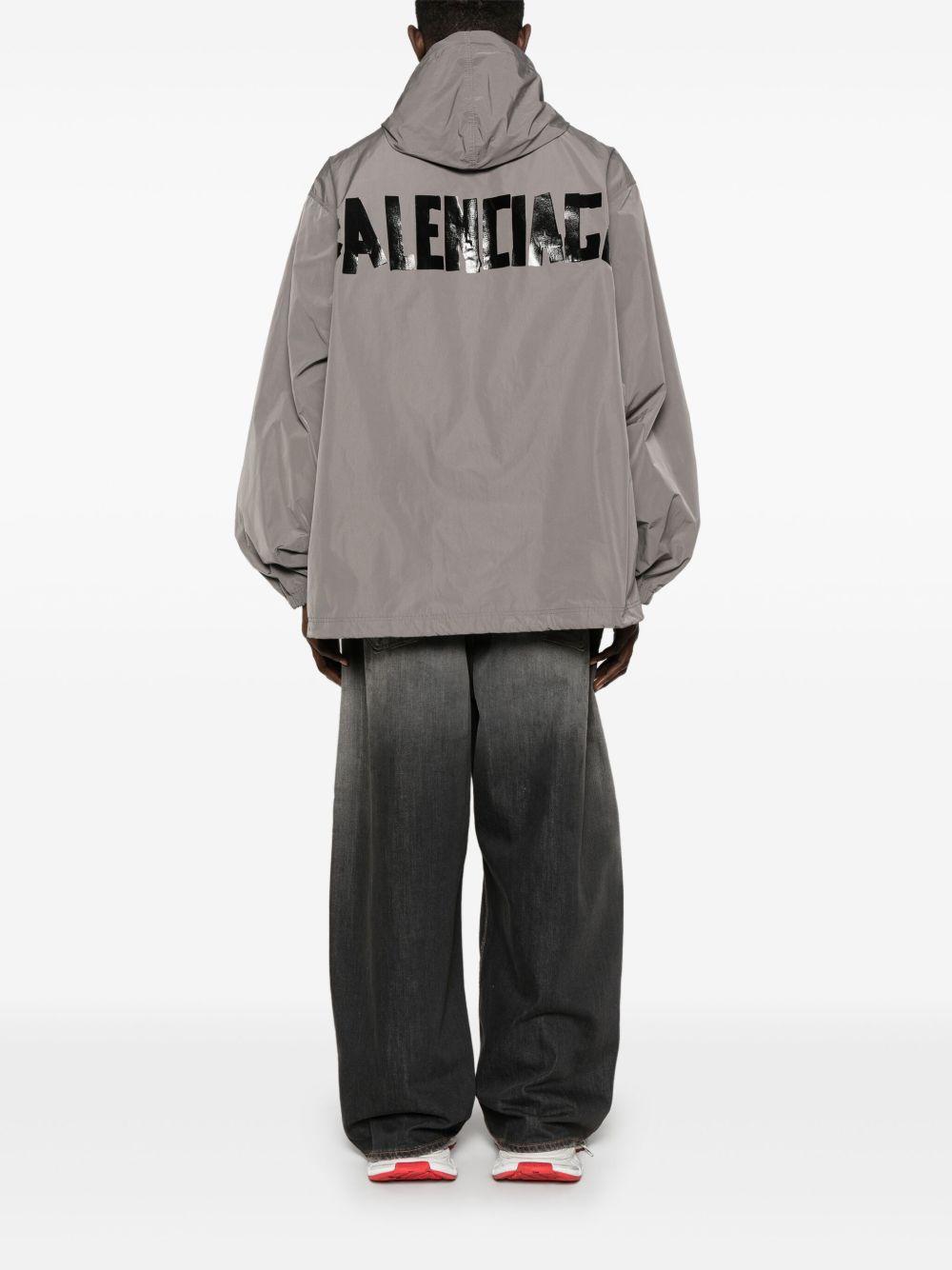 logo-print jacket Product Image