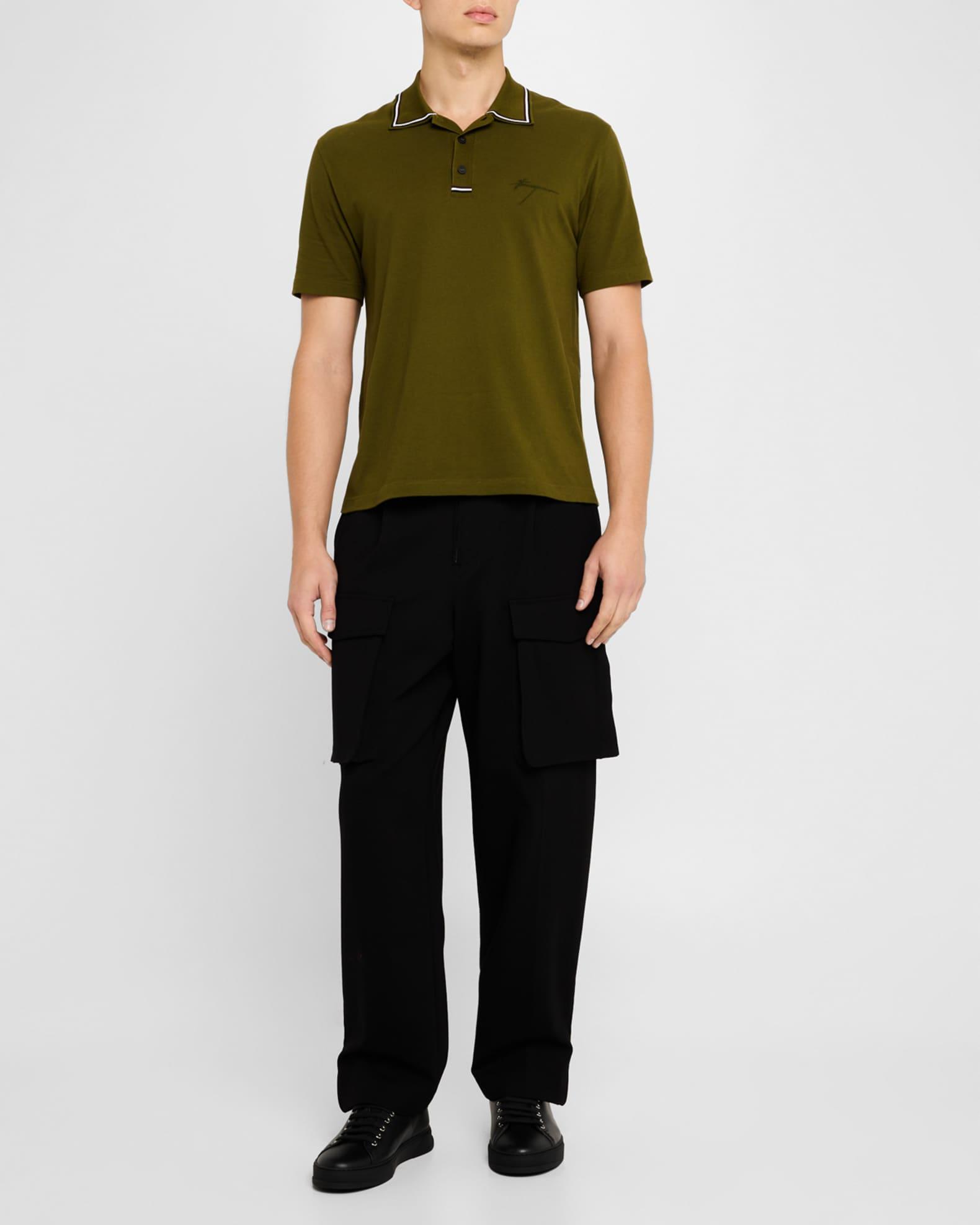 Men's Clayton Mixed Leather Low-Top Sneakers Product Image