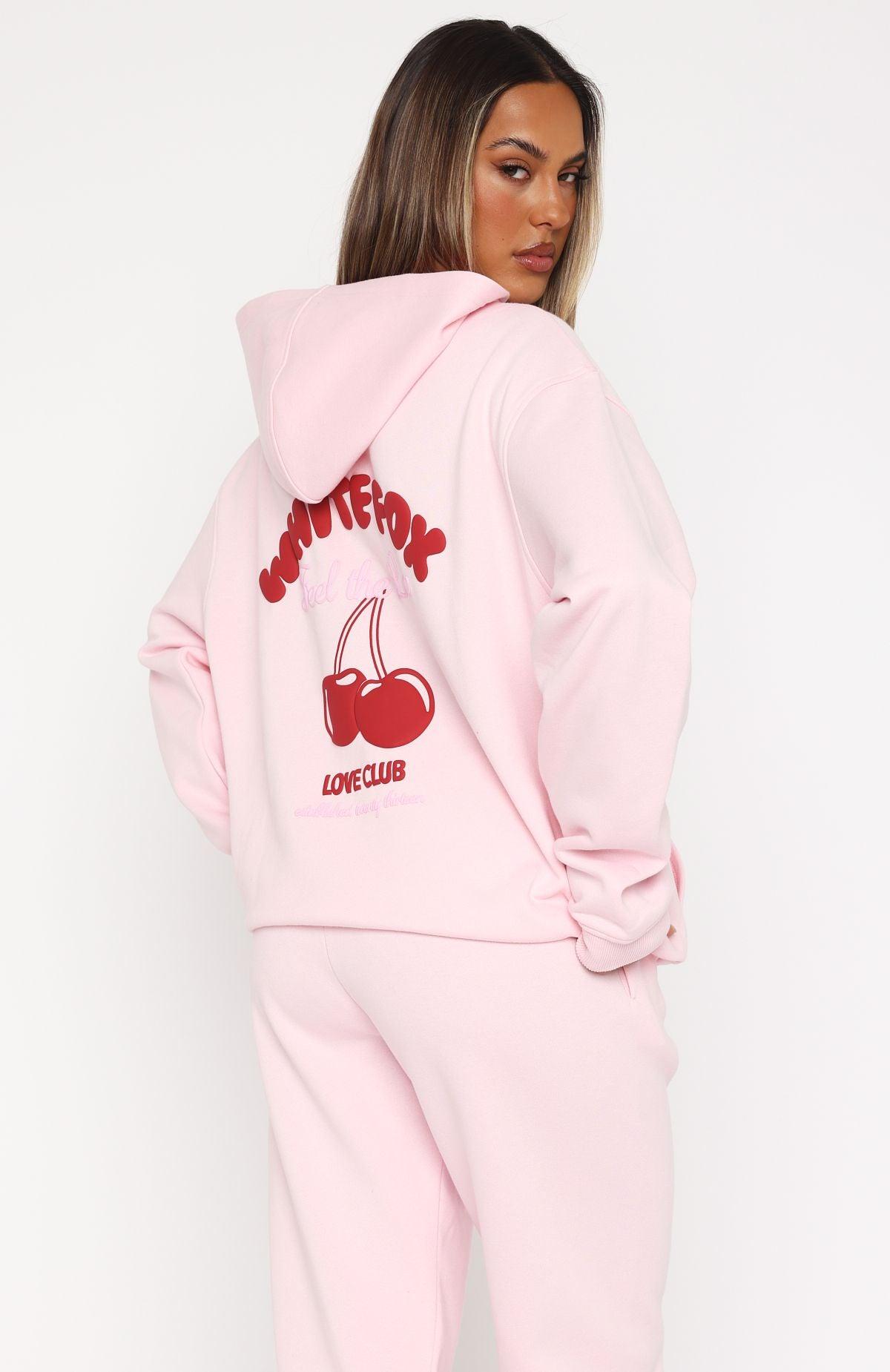 Love Me Tender Oversized Hoodie Pink Product Image
